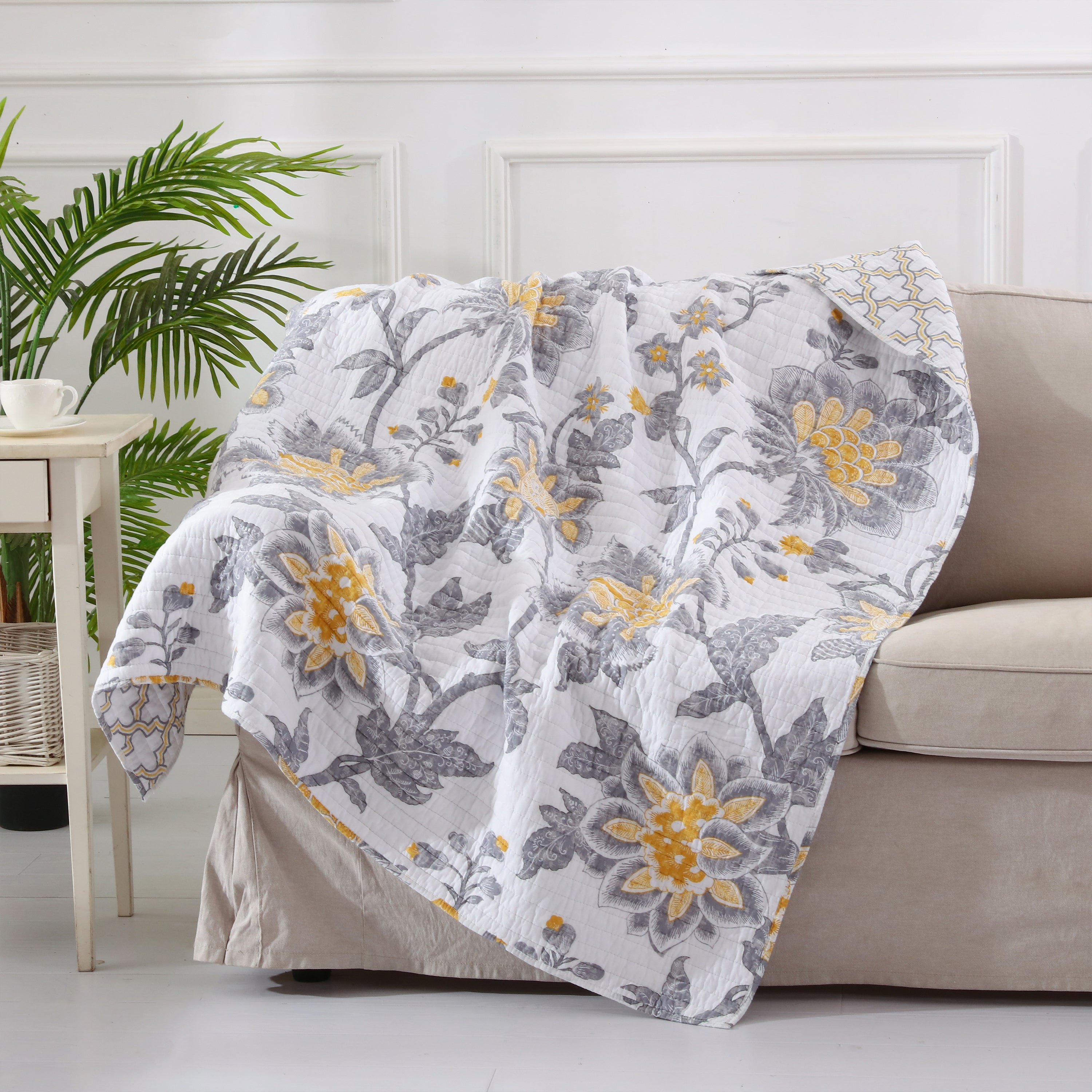 Levtex Home Reverie Quilted Throw Throws