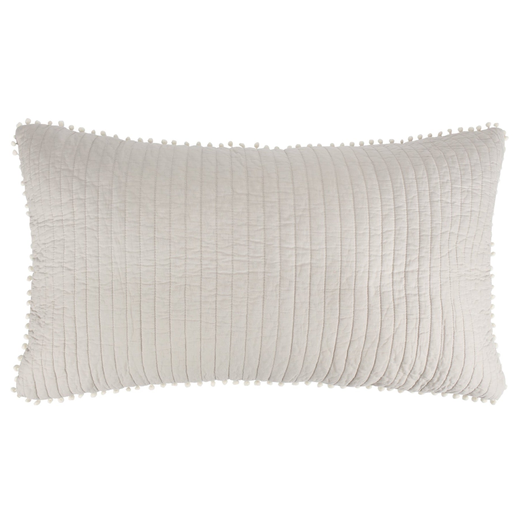 Levtex Home Pom Pom Taupe King Sham Shams