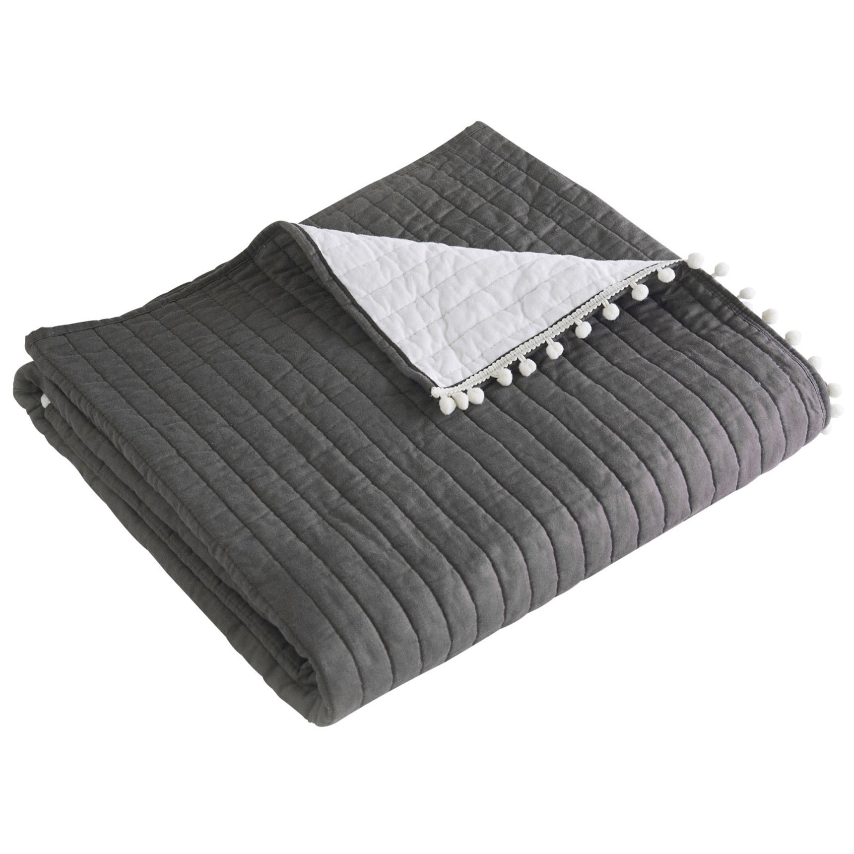 Levtex Home Pom Pom Quilted Throw Throws