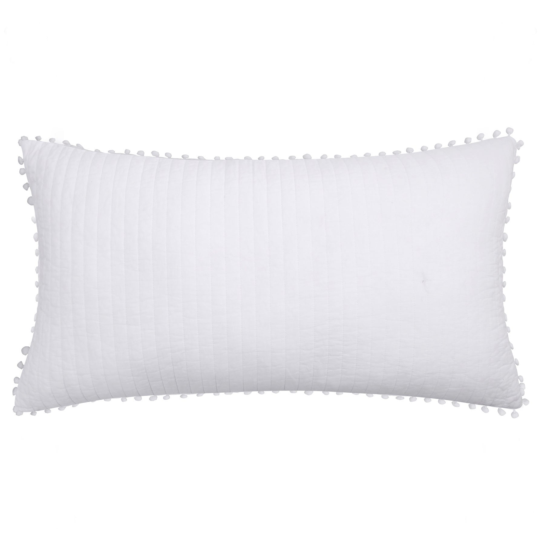 Levtex Home Pom Pom White King Sham Shams