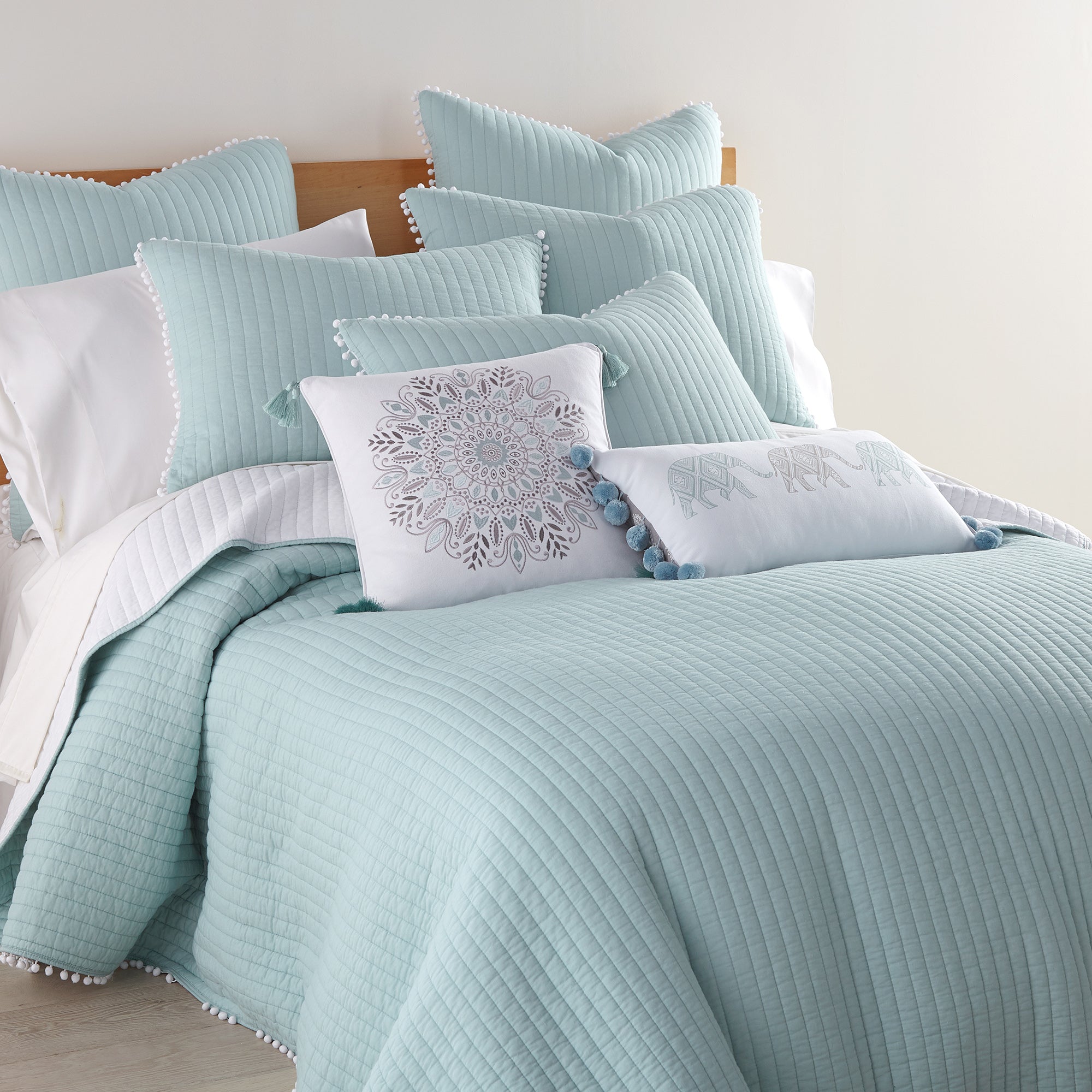 Levtex Home Pom Pom Quilt Quilts