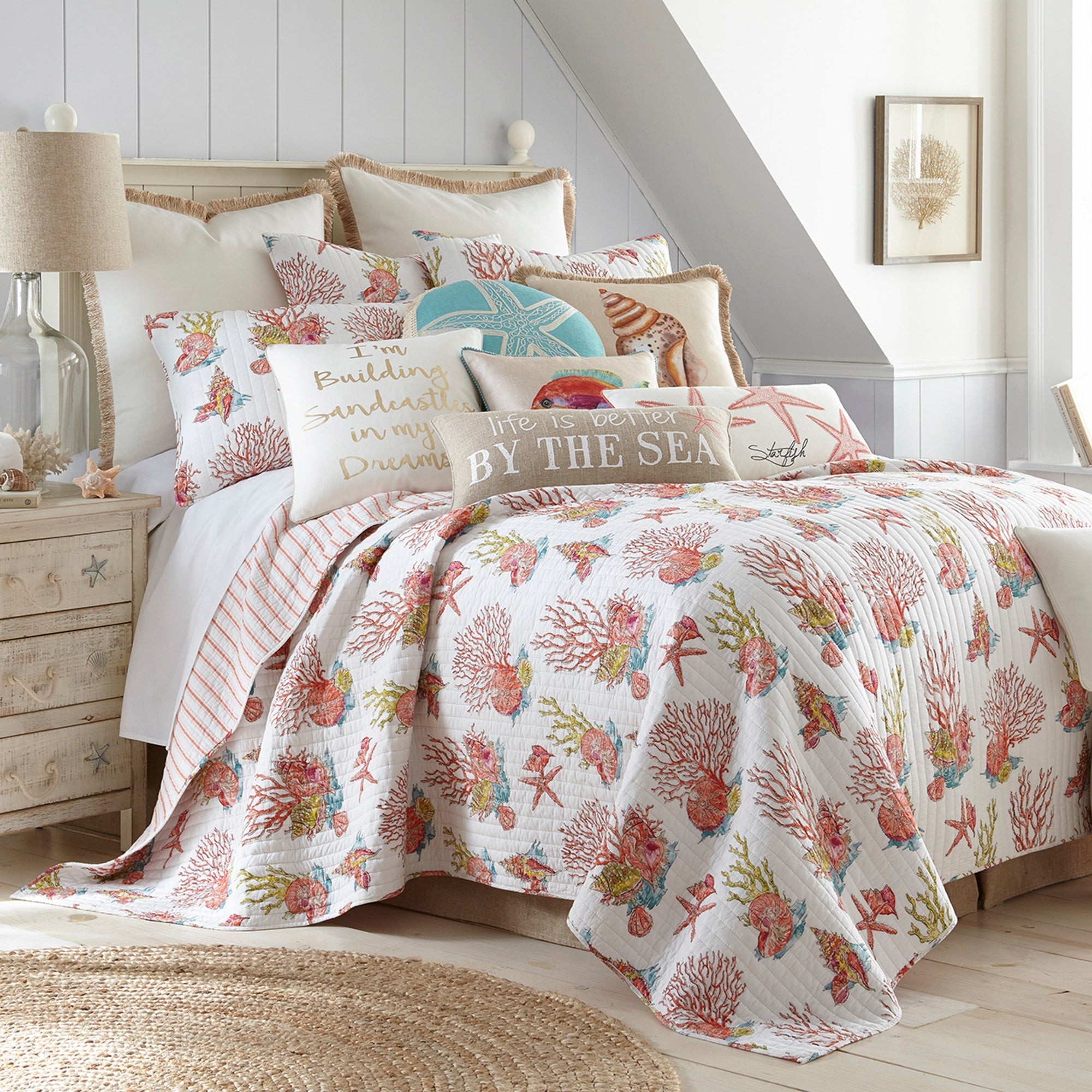 Levtex Home Beacon Beach and Back Pillow Decorative Pillows