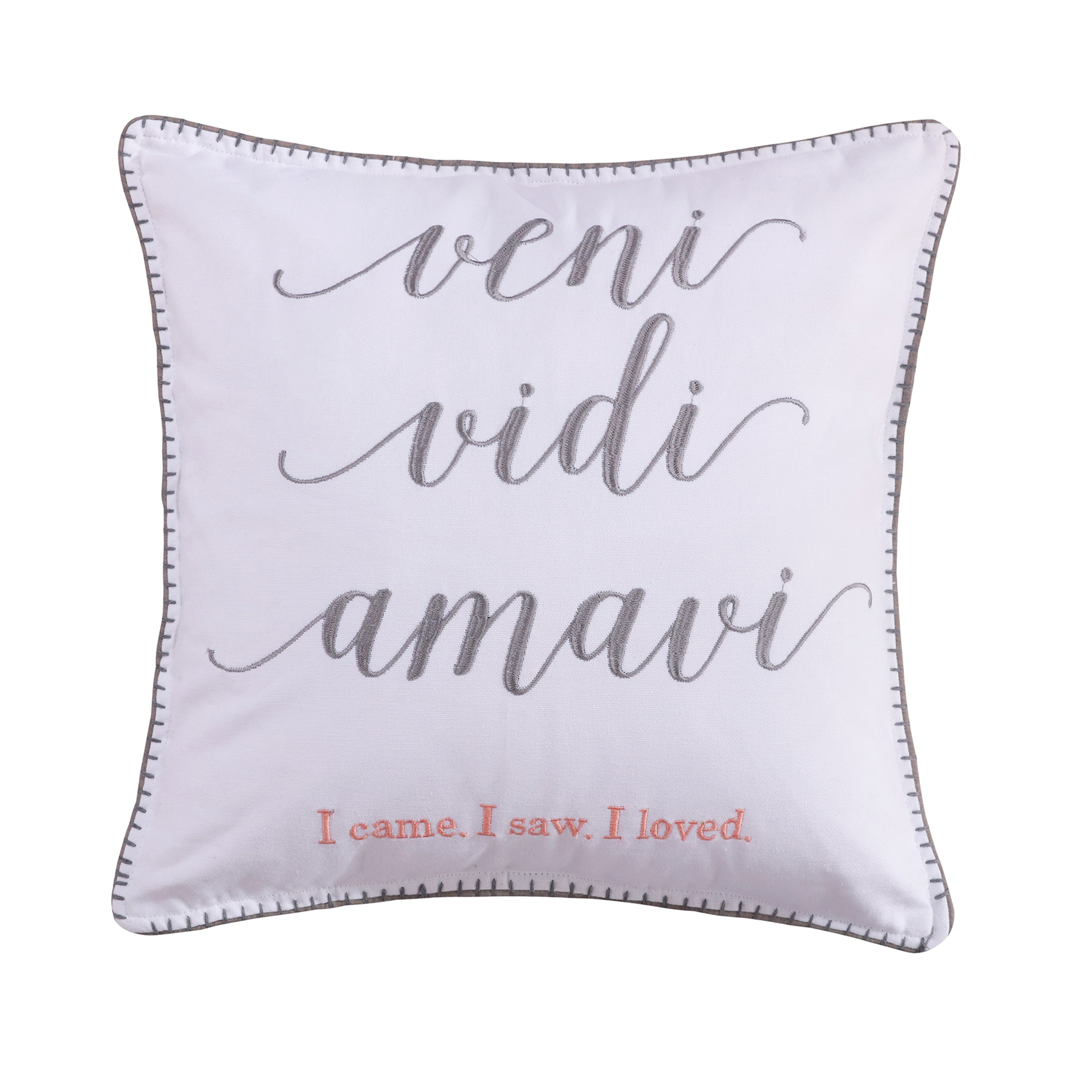 Levtex Home Darcy Veni Vidi Pillow Decorative Pillows