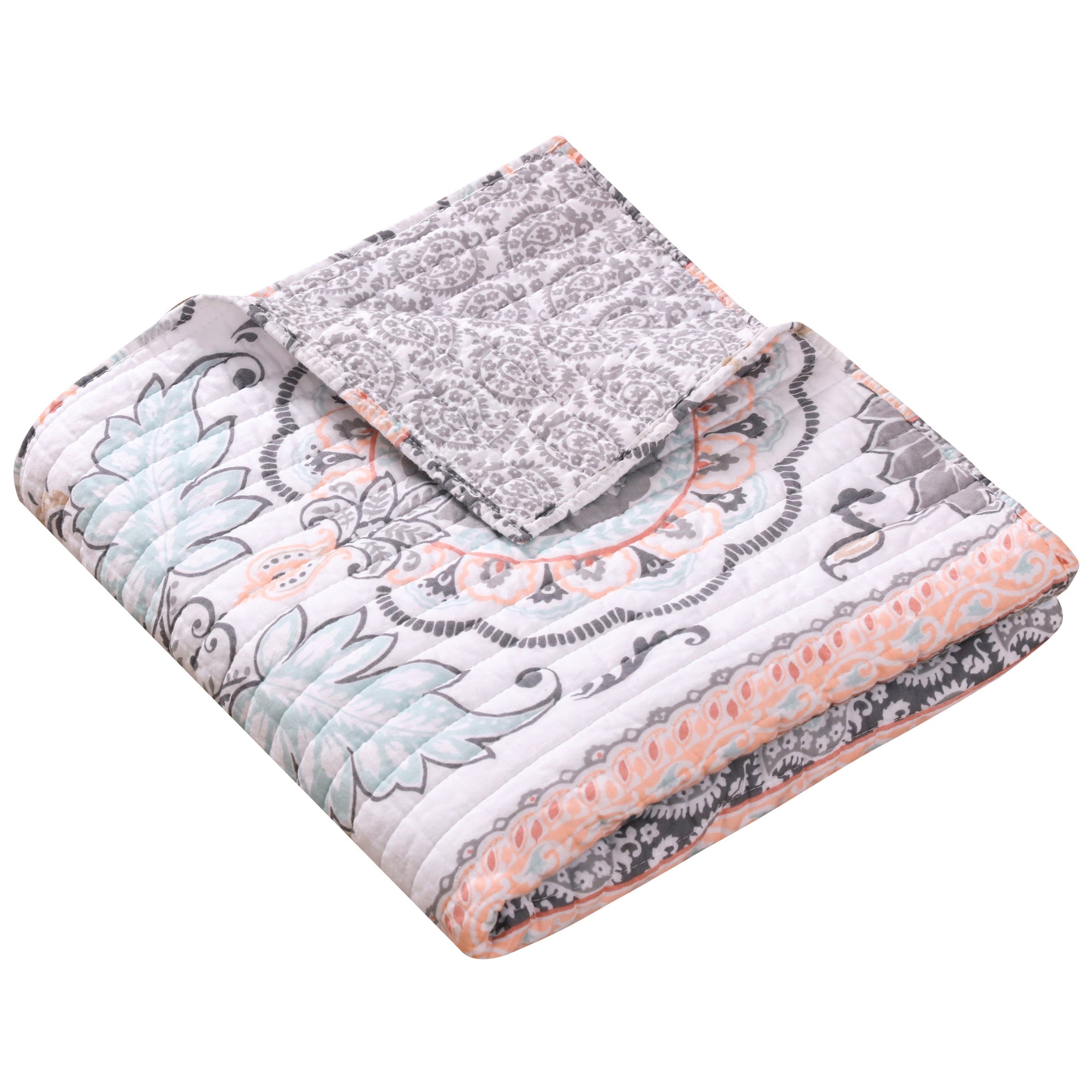 Levtex Home Darcy Quilted Throw Throws