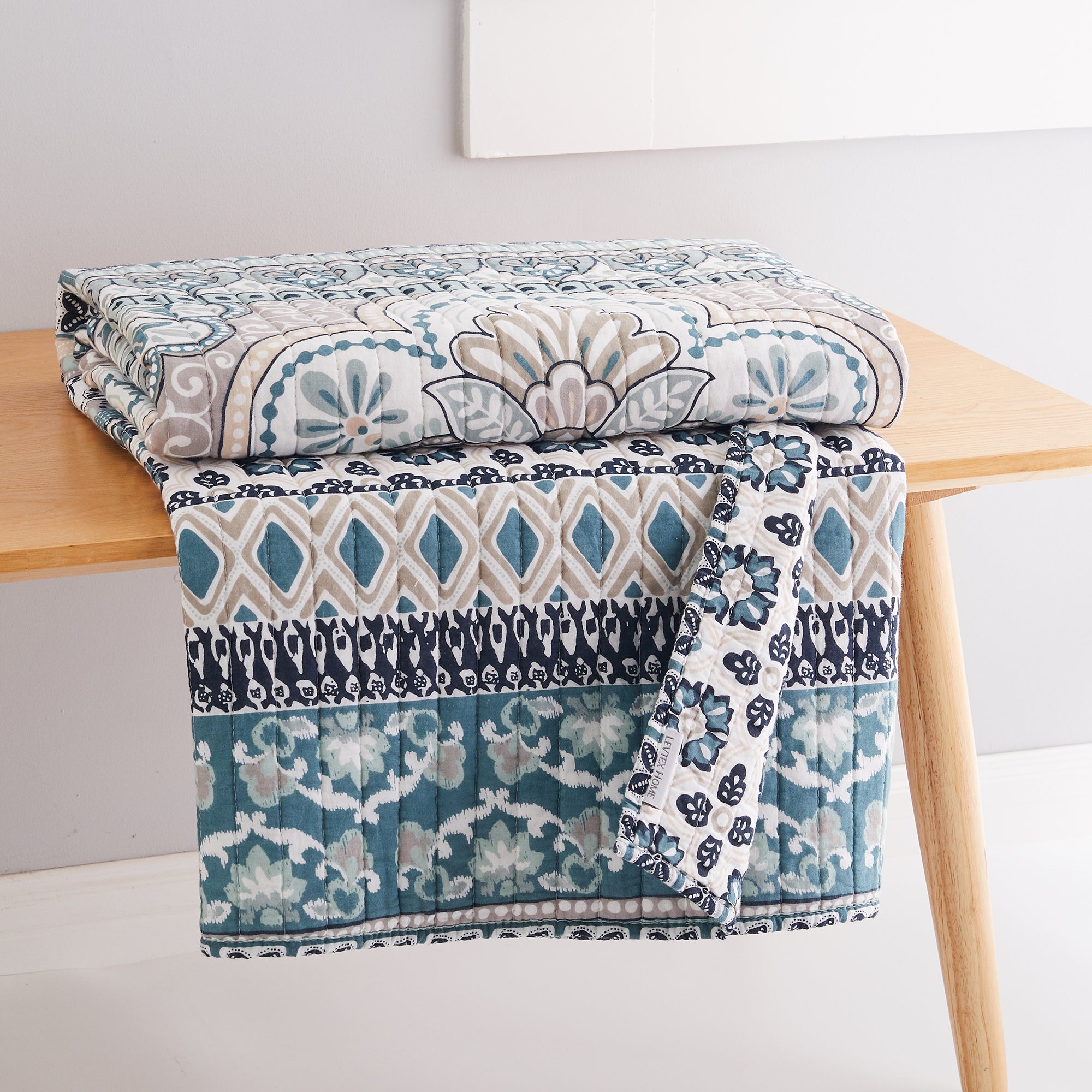 Levtex Home Addie Quilted Throw Throws