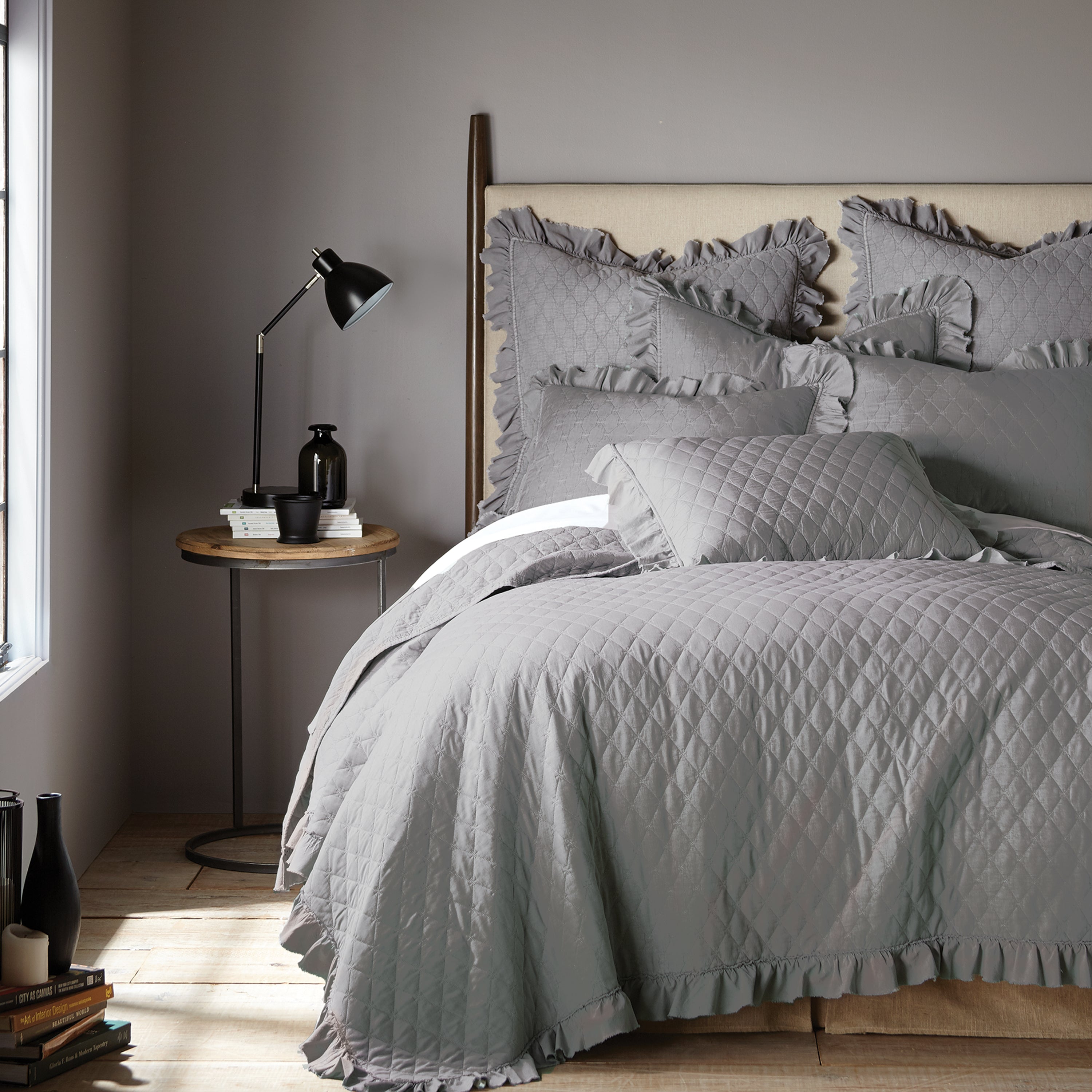 Levtex Home Stonewash Grey Quilt Set Quilts