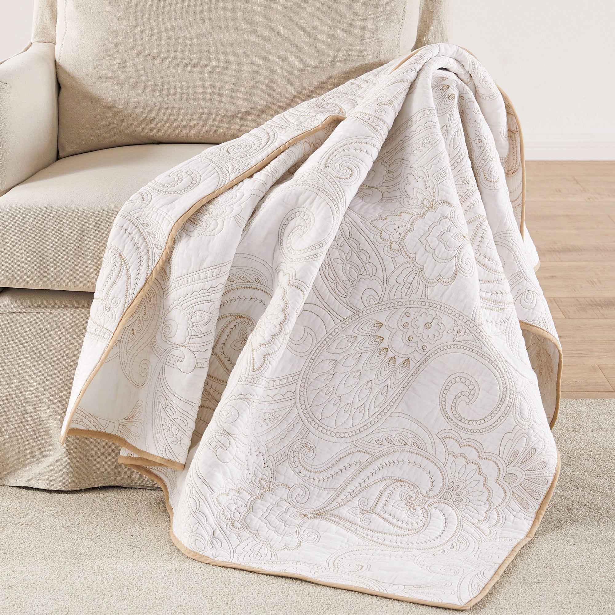 Levtex Home Perla Quilted Throw Throws