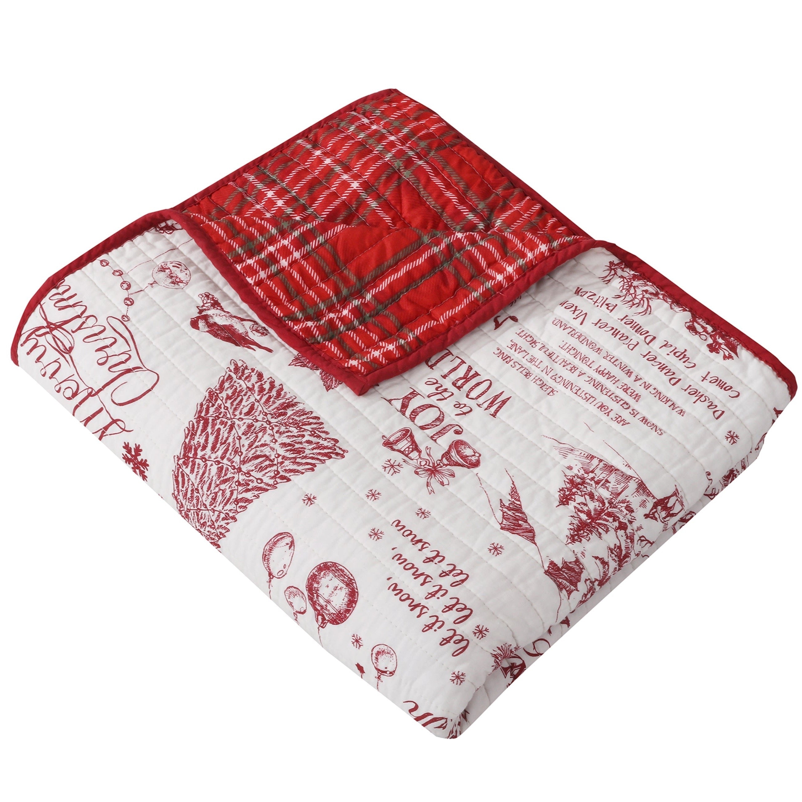 Levtex Home Yuletide Quilted Throw Throws