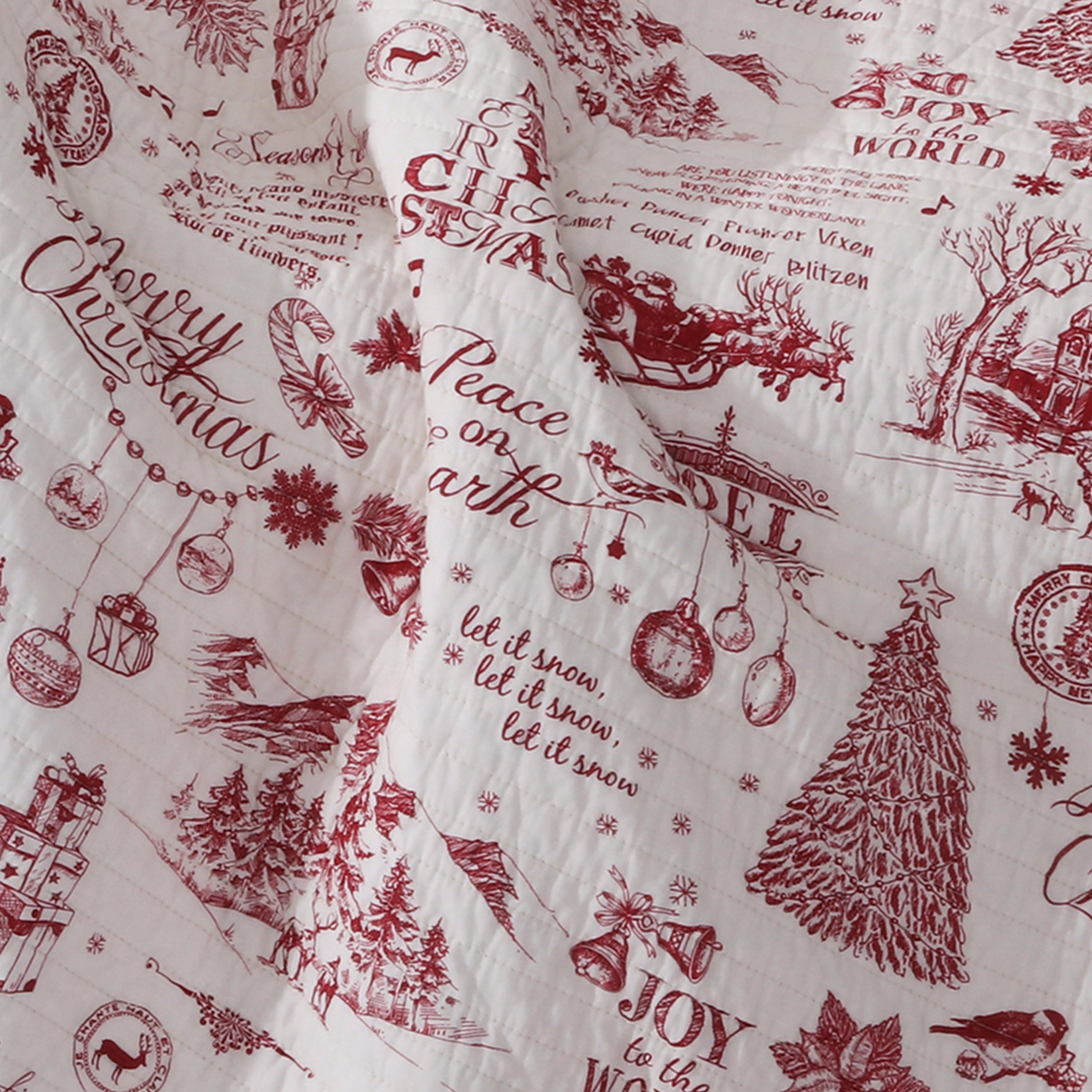 Levtex Home Yuletide Quilted Throw Throws