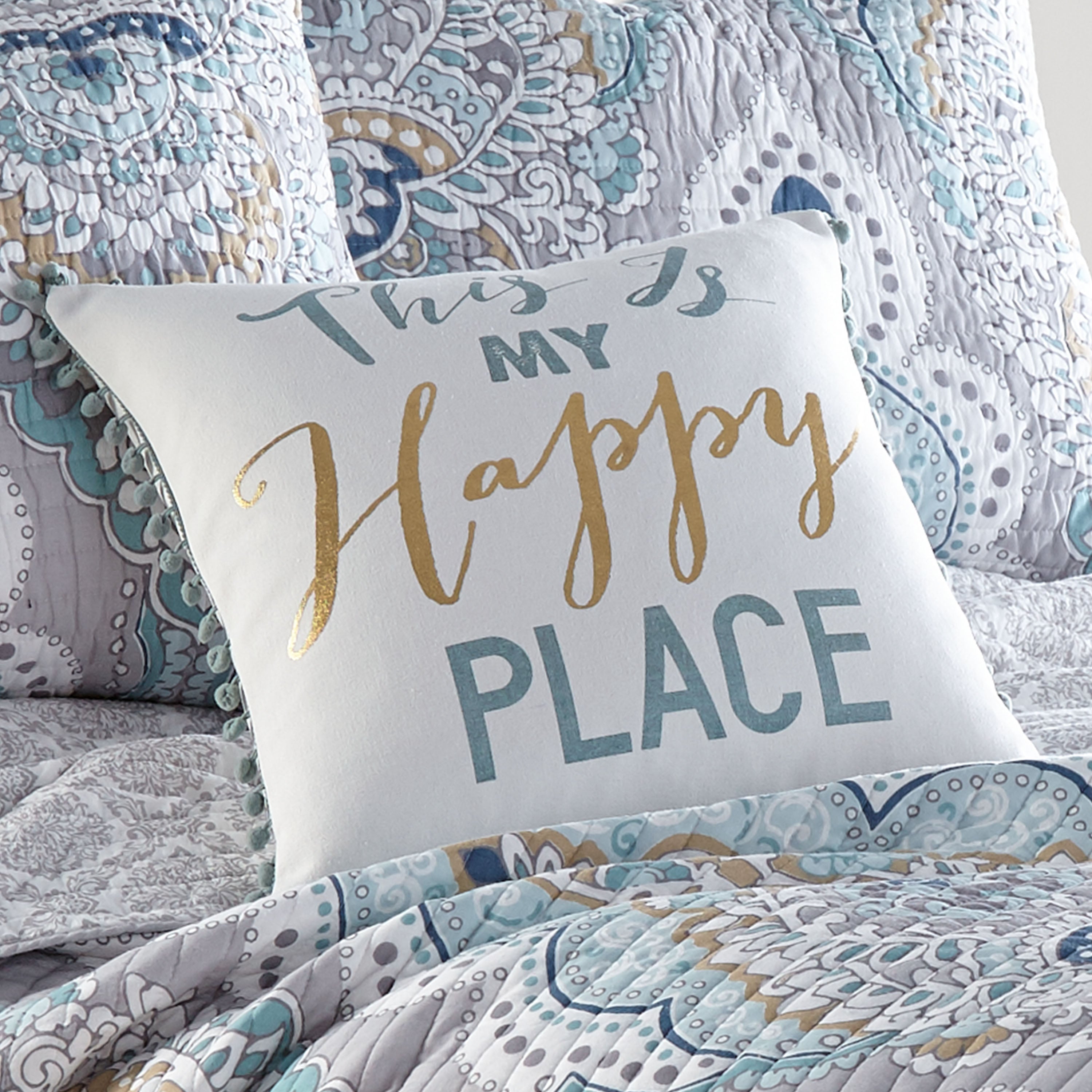 Levtex Home Olyria Home Sweet Home Pillow Decorative Pillows