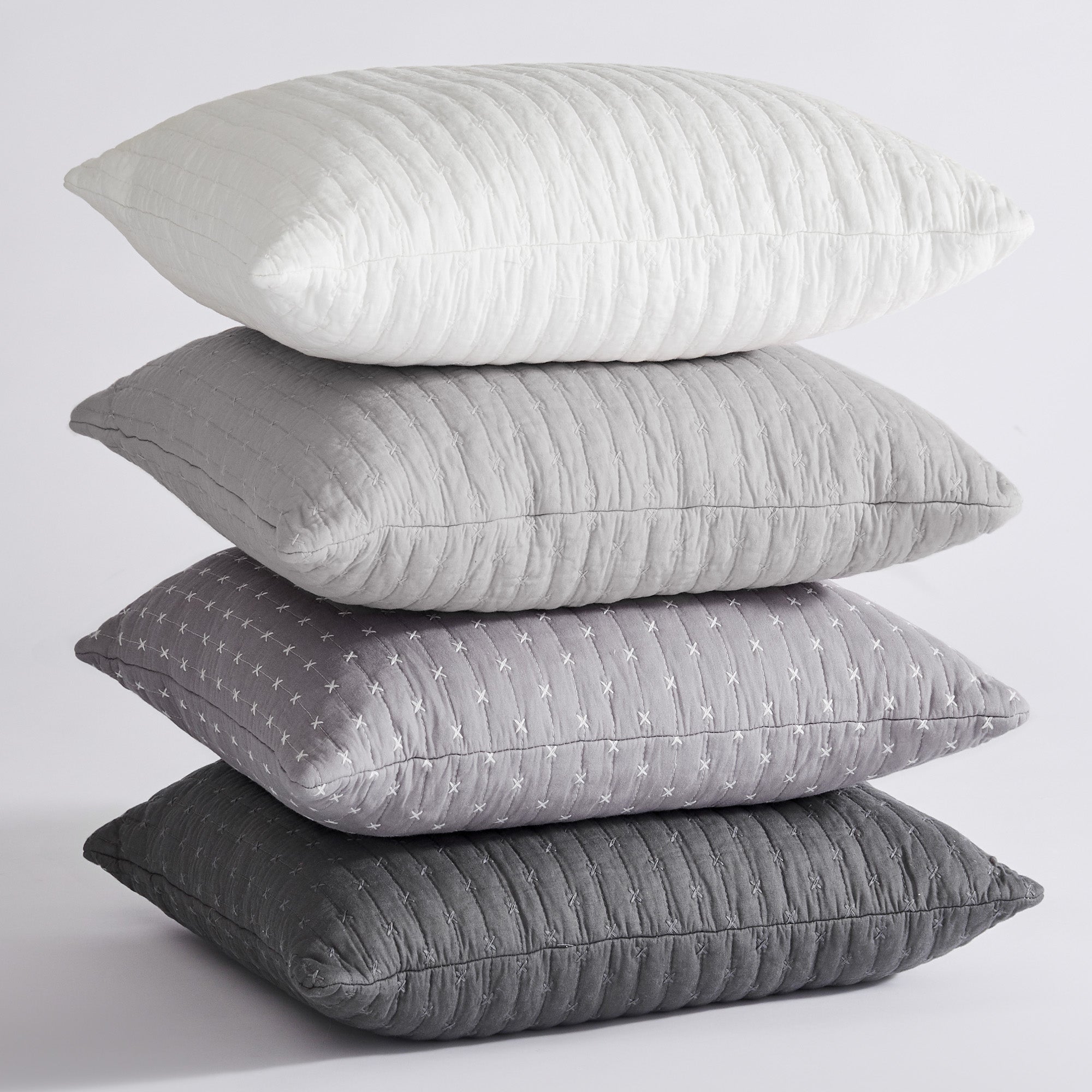 Levtex Home Cross Stitch Square Pillow Decorative Pillows