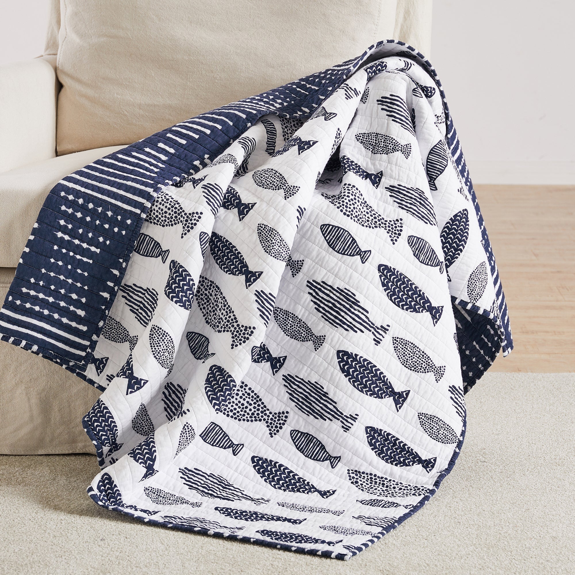 Levtex Home Bakio Quilted Throw Throws