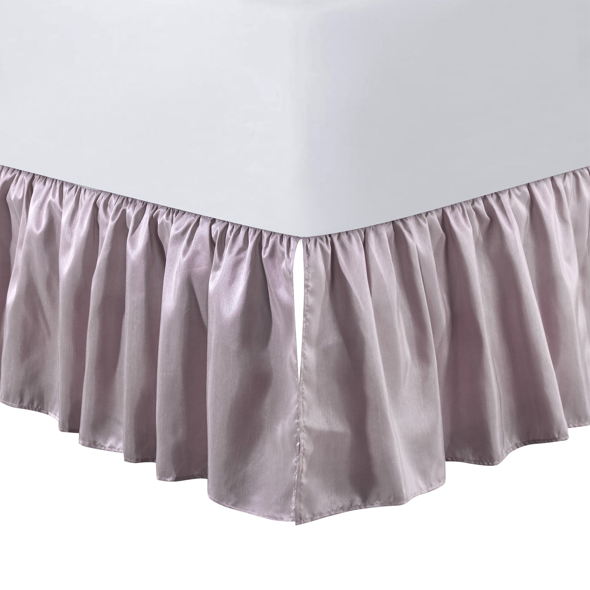 Levtex Home Lilac Faux Silk Dust Ruffle Dust Ruffles