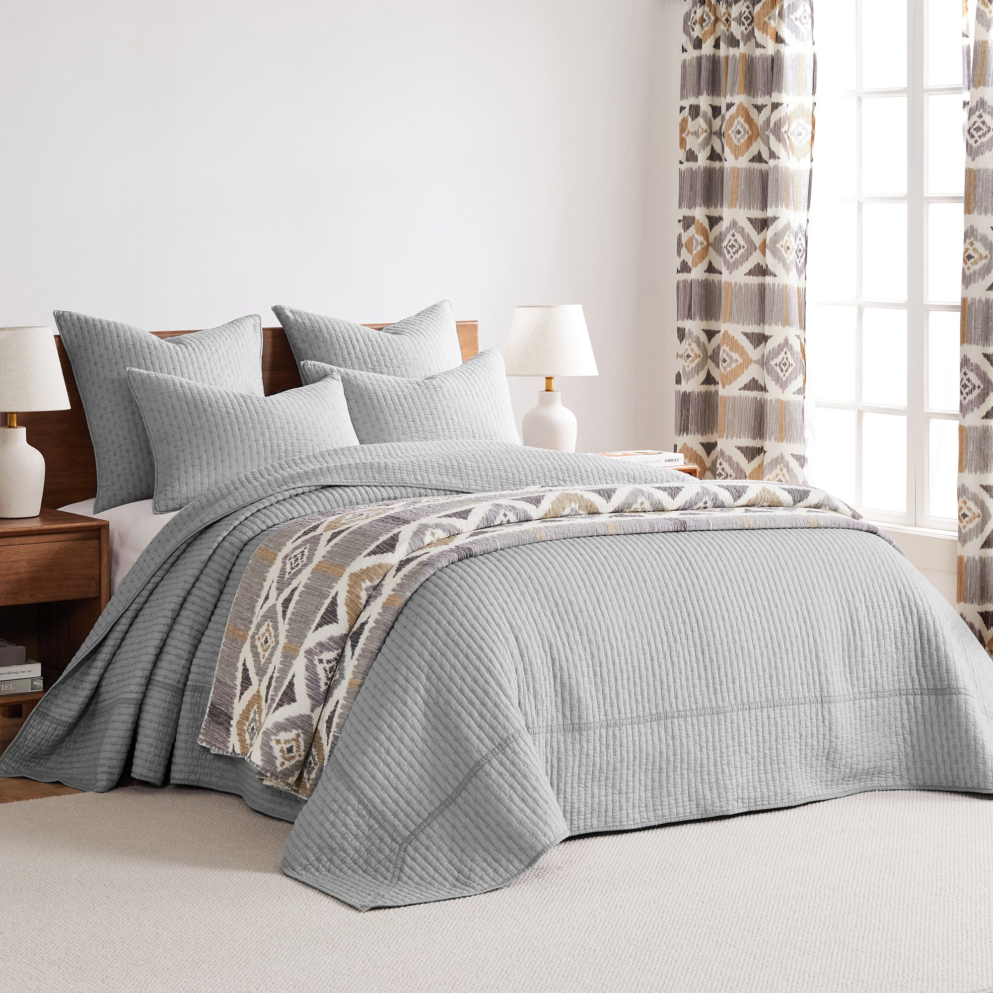 Levtex Home Cross Stitch Bedspread Set Bedspreads
