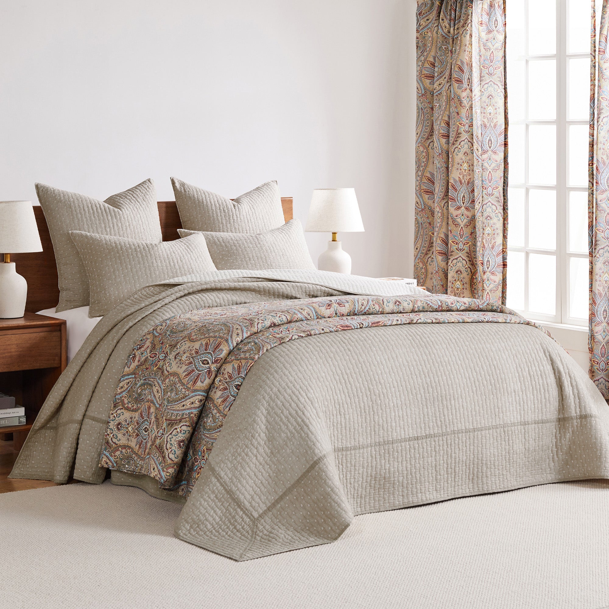Levtex Home Cross Stitch Bedspread Set Bedspreads