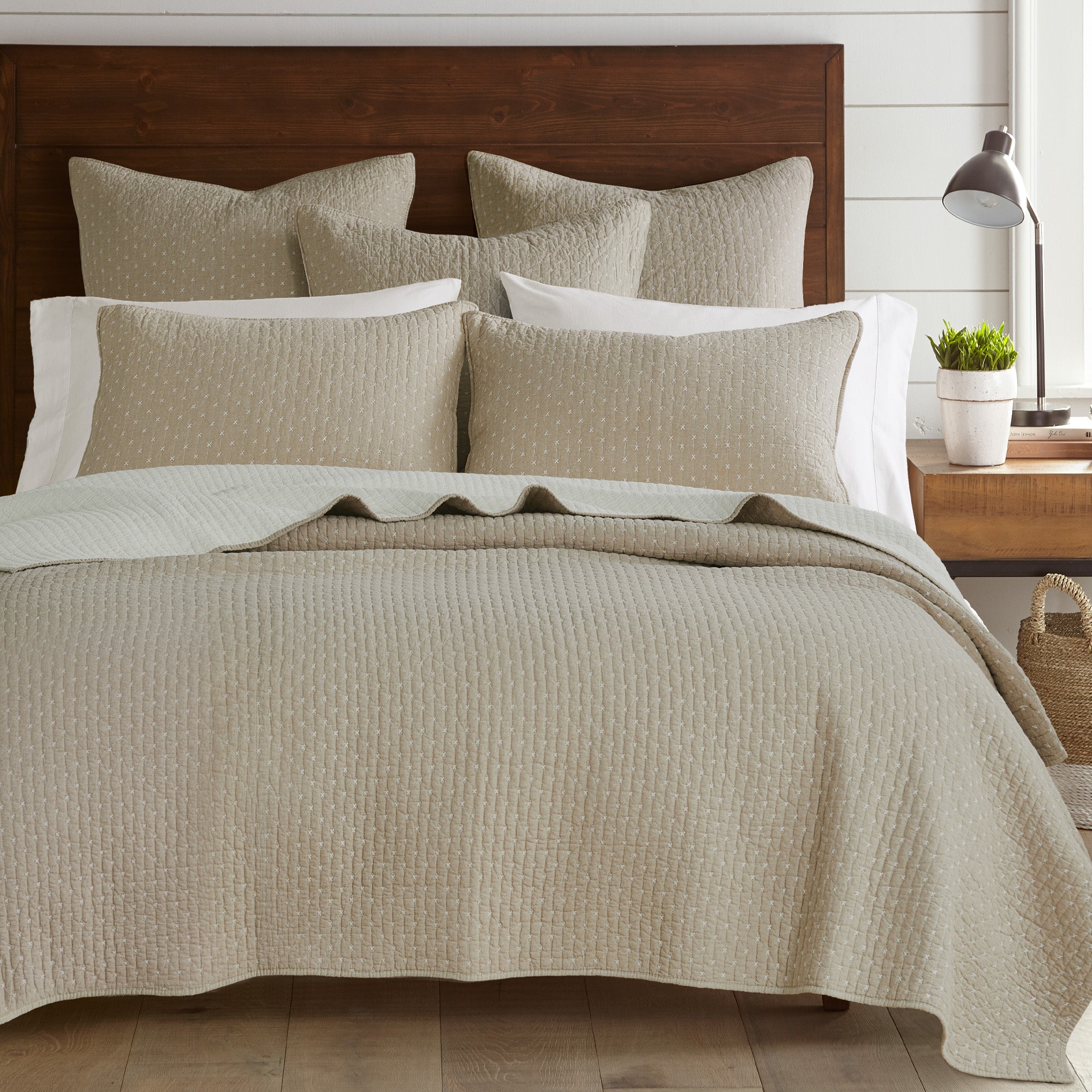 Levtex Home Cross Stitch Quilt Set Quilts