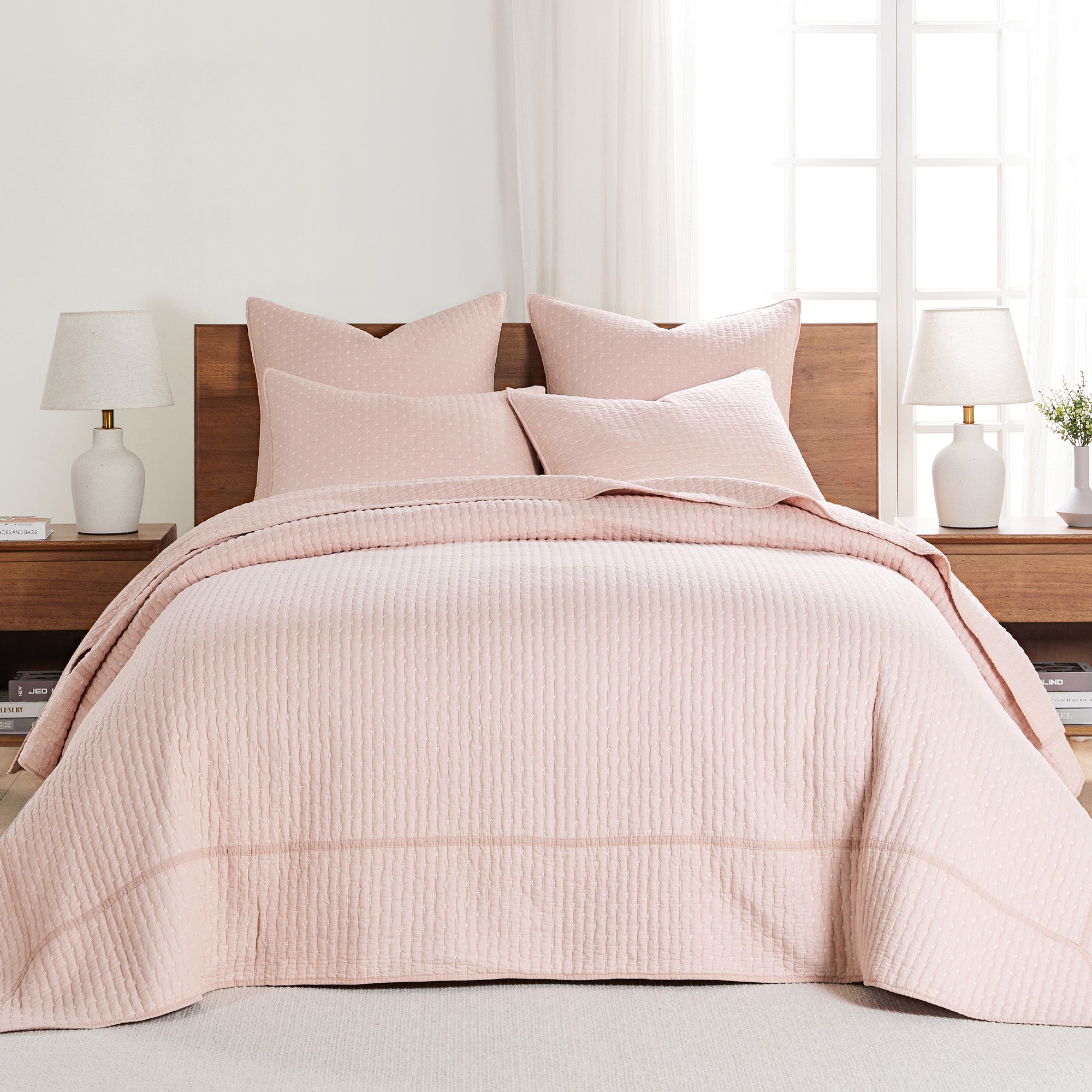 Levtex Home Cross Stitch Bedspread Set Bedspreads