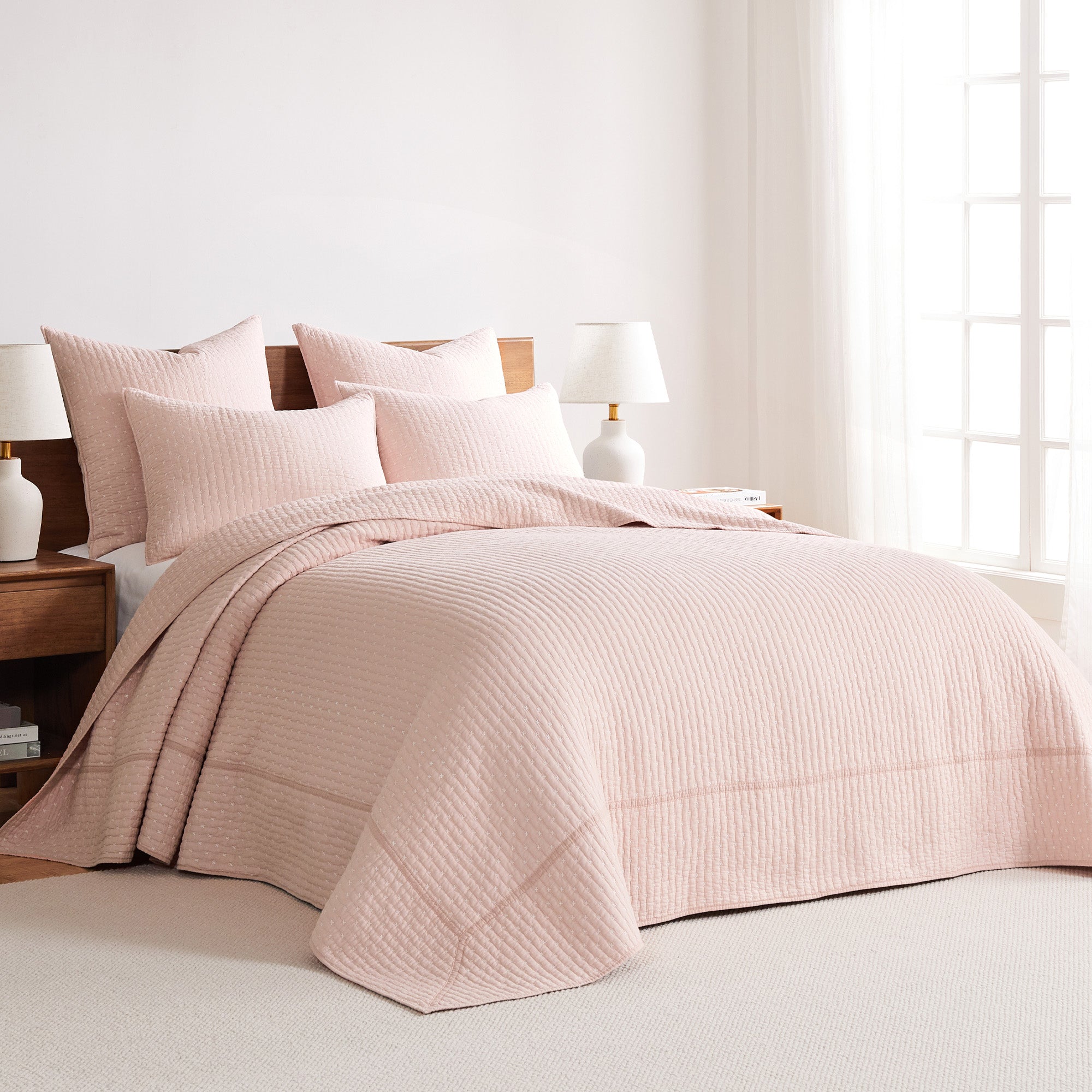Levtex Home Cross Stitch Bedspread Set Bedspreads