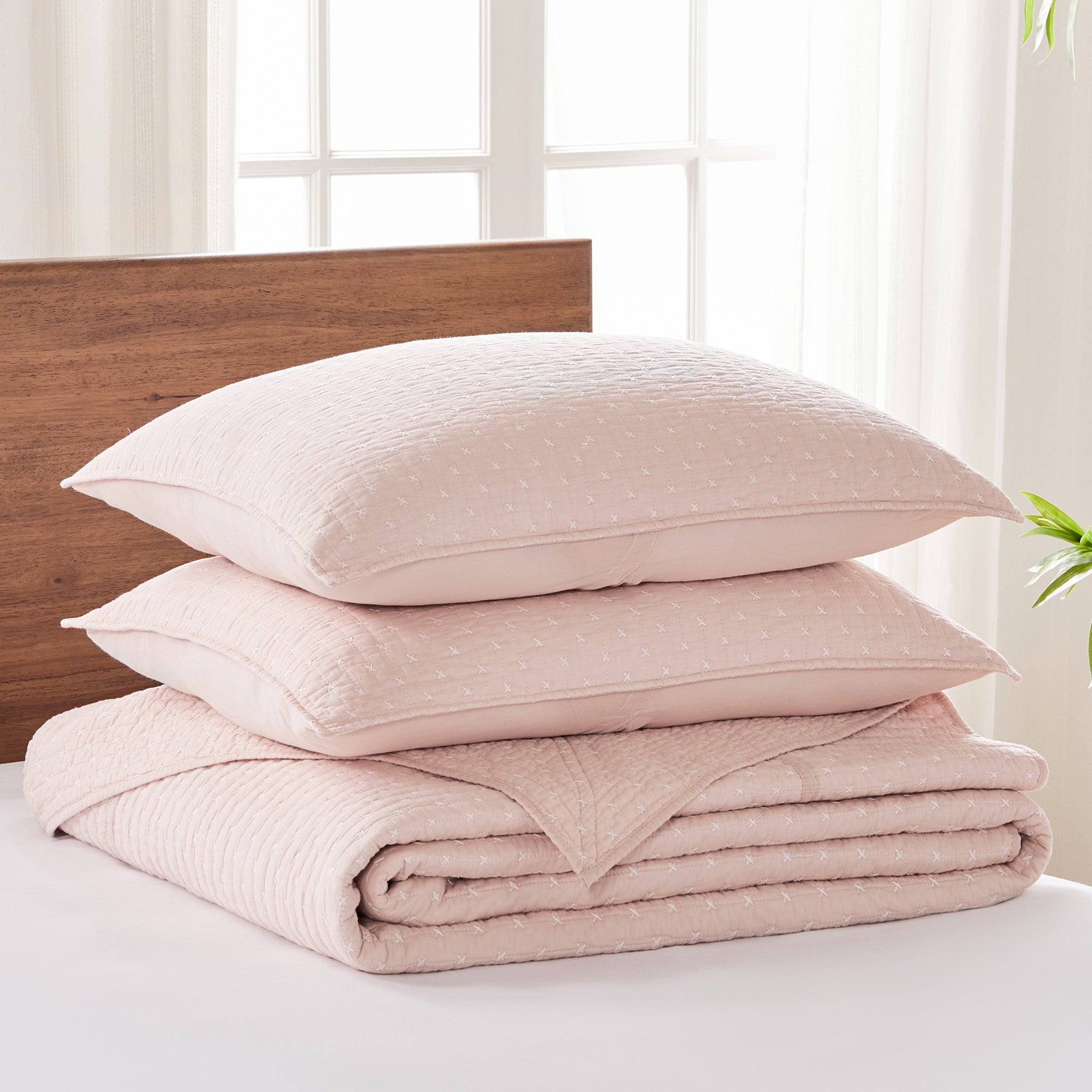 Levtex Home Cross Stitch Bedspread Set Bedspreads