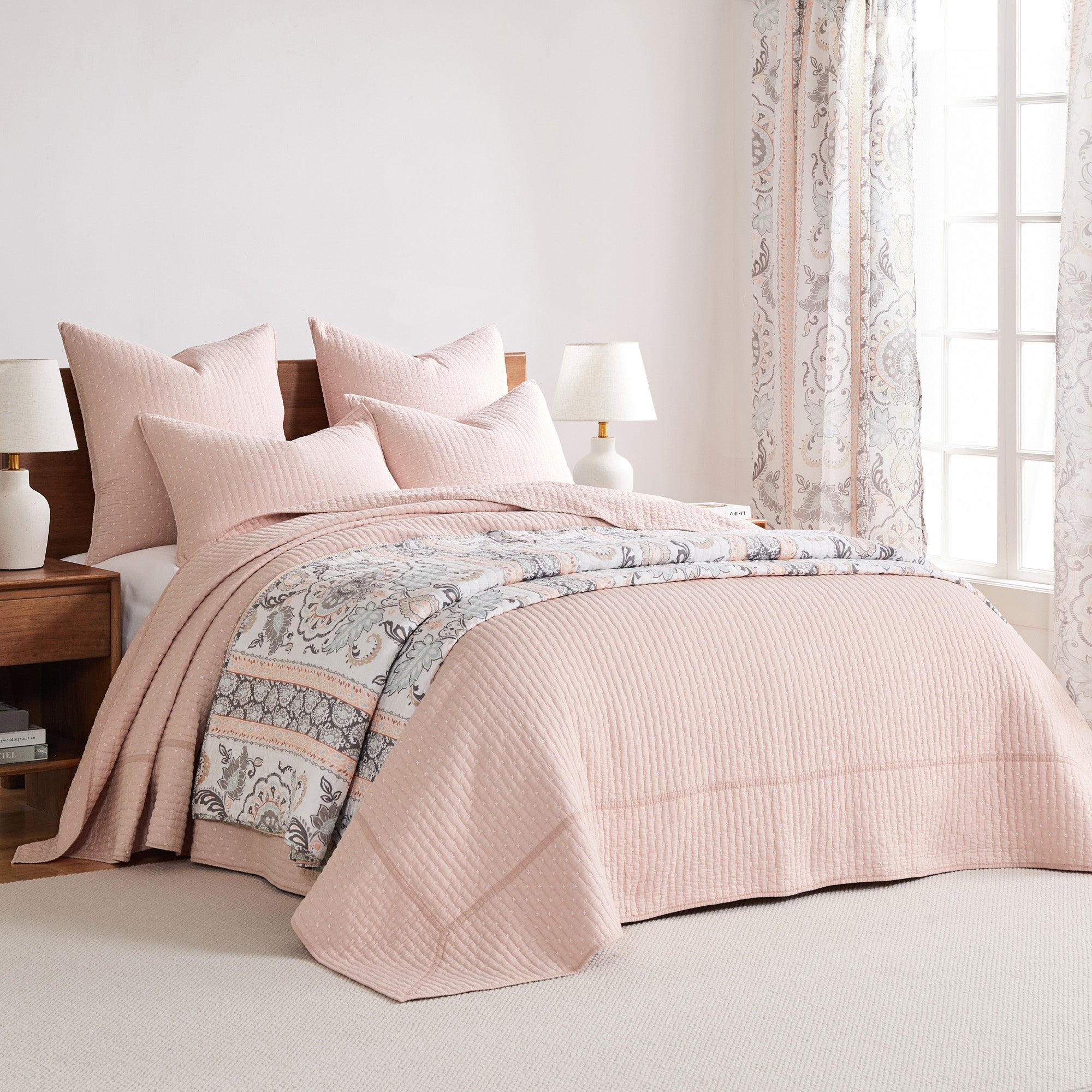 Levtex Home Cross Stitch Bedspread Set Bedspreads