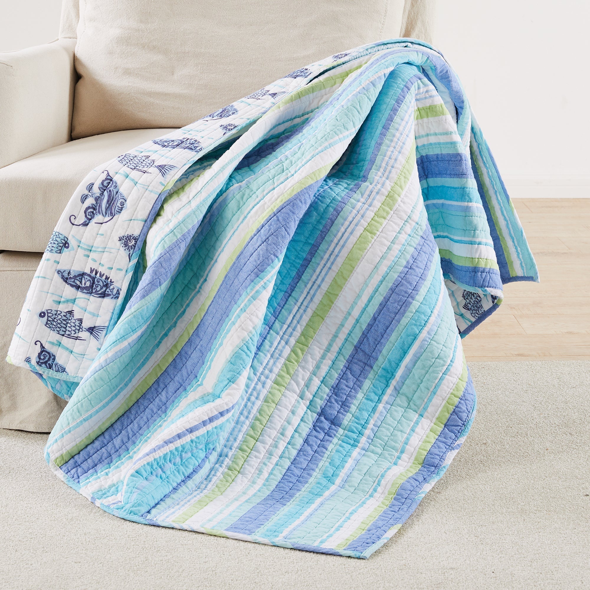 Levtex Home Laida Beach Quilted Throw Throws