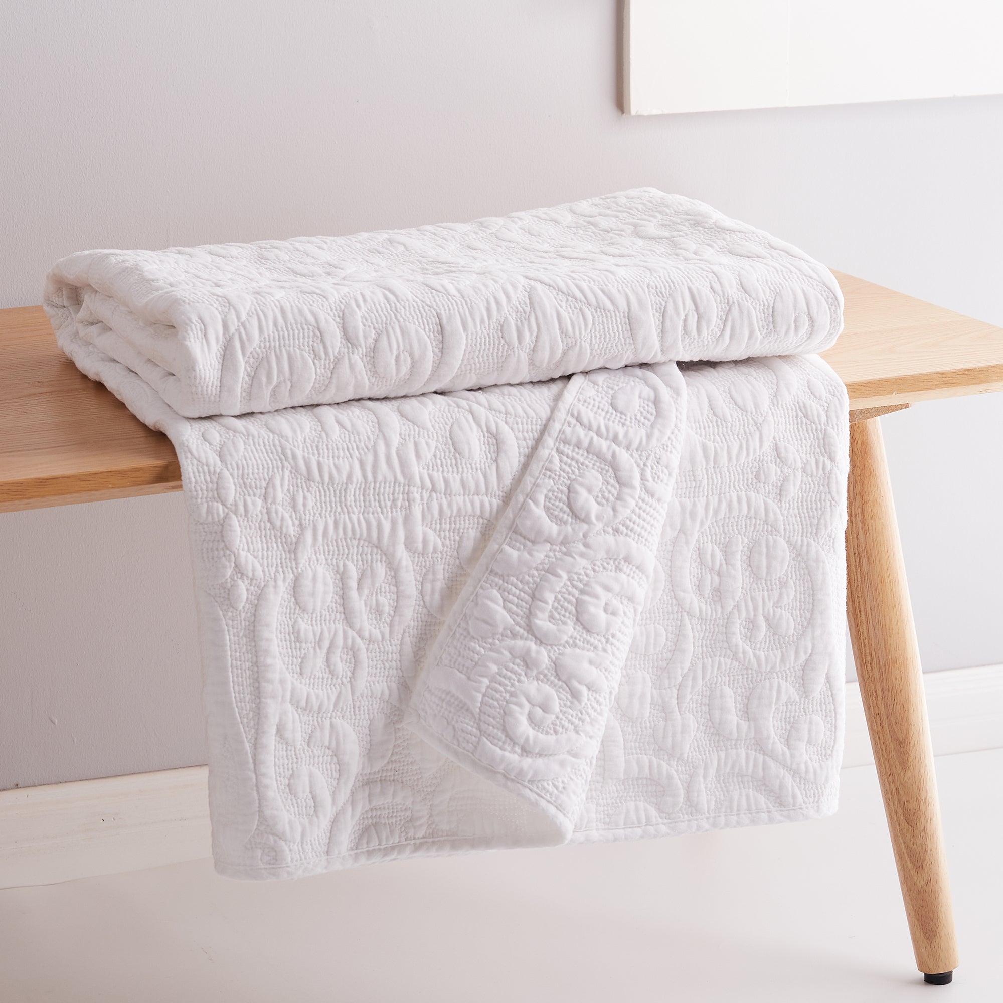 Levtex Home BH Sherbourne Stitch Quilted Throw Throws