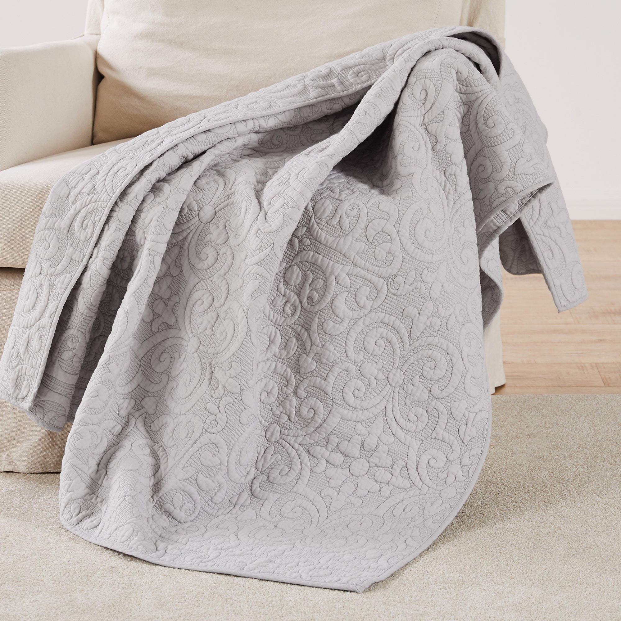 Levtex Home BH Sherbourne Stitch Quilted Throw Throws
