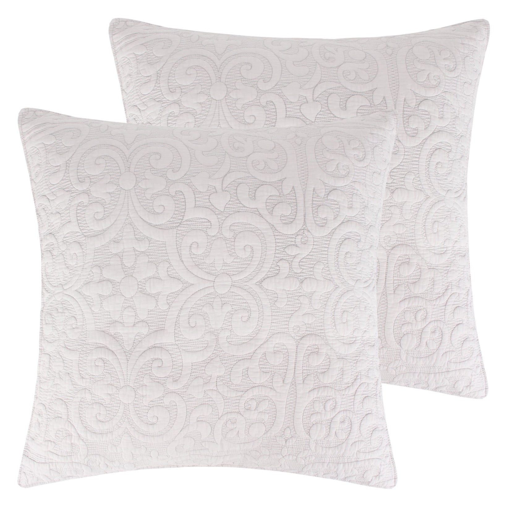 Levtex Home Sherbourne Stitch Euro Sham Set of 2 Euro Shams