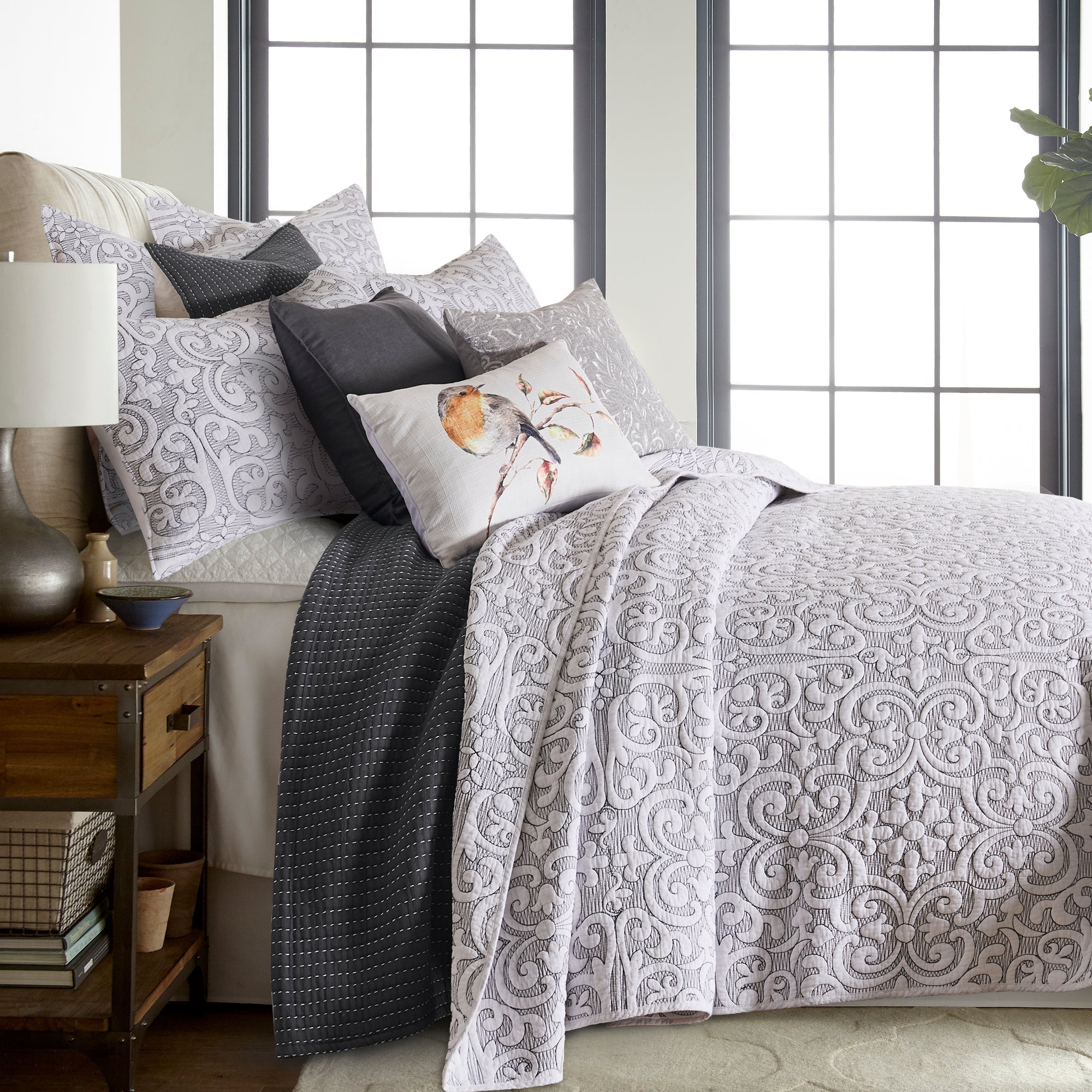 Levtex Home Sherbourne Stitch Quilt Quilts