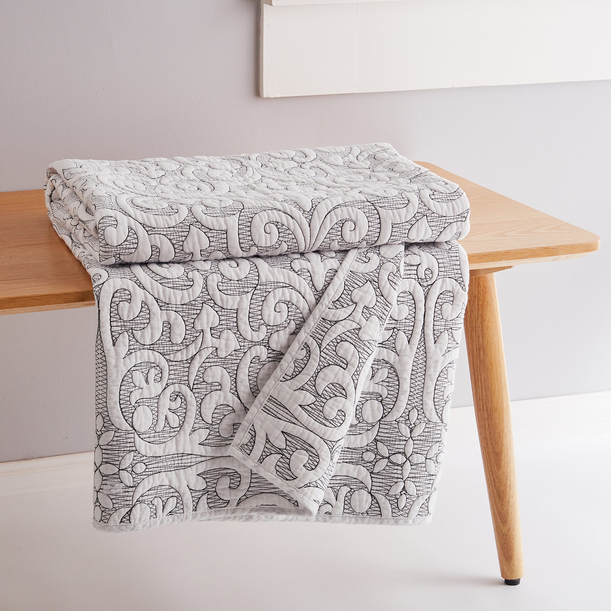 Levtex Home BH Sherbourne Stitch Quilted Throw Throws