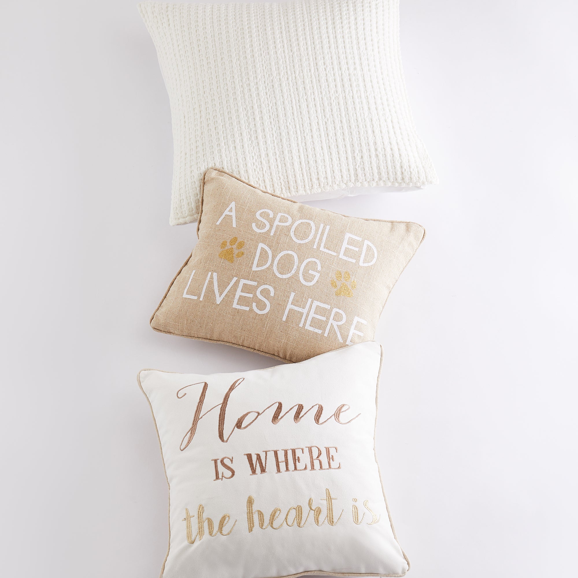 Levtex Home Angelica Linen Home Heart Tassel Pillow Decorative Pillows