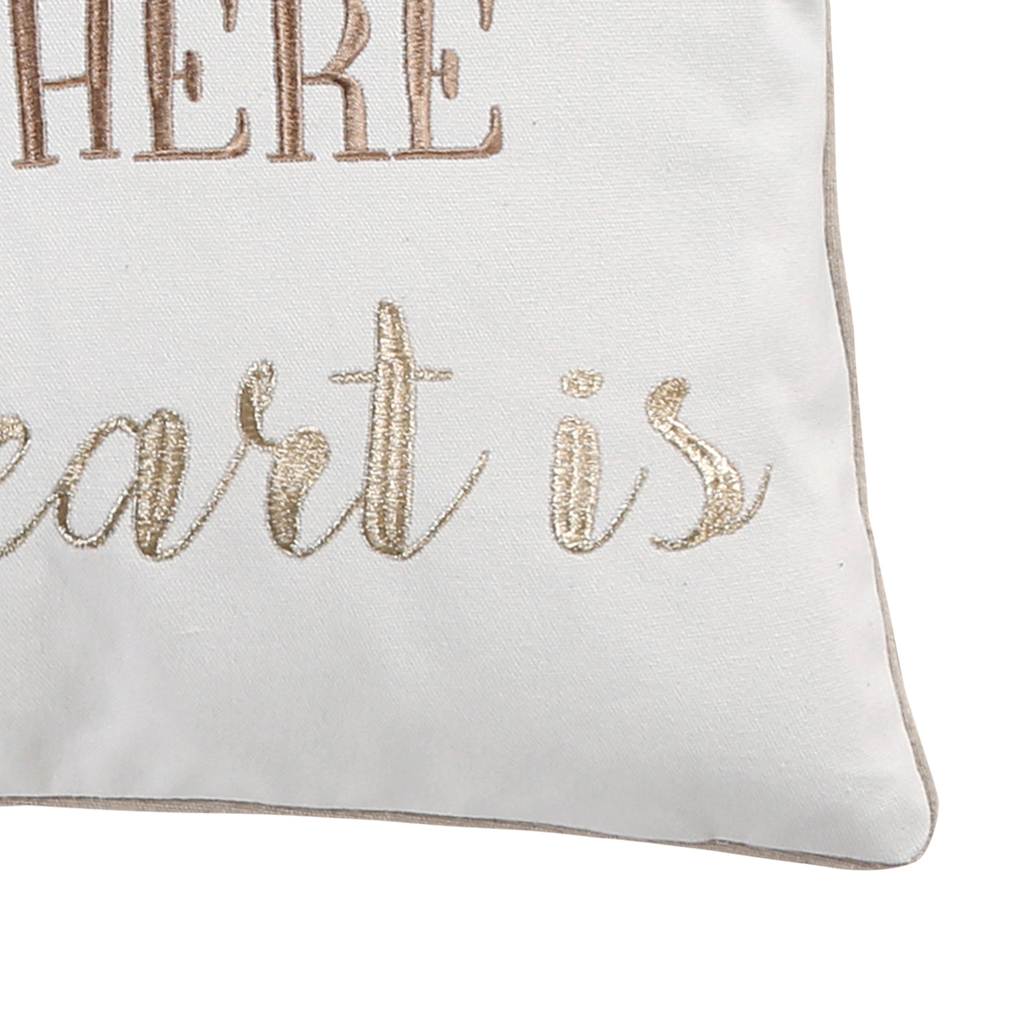 Levtex Home Angelica Linen Home Heart Tassel Pillow Decorative Pillows