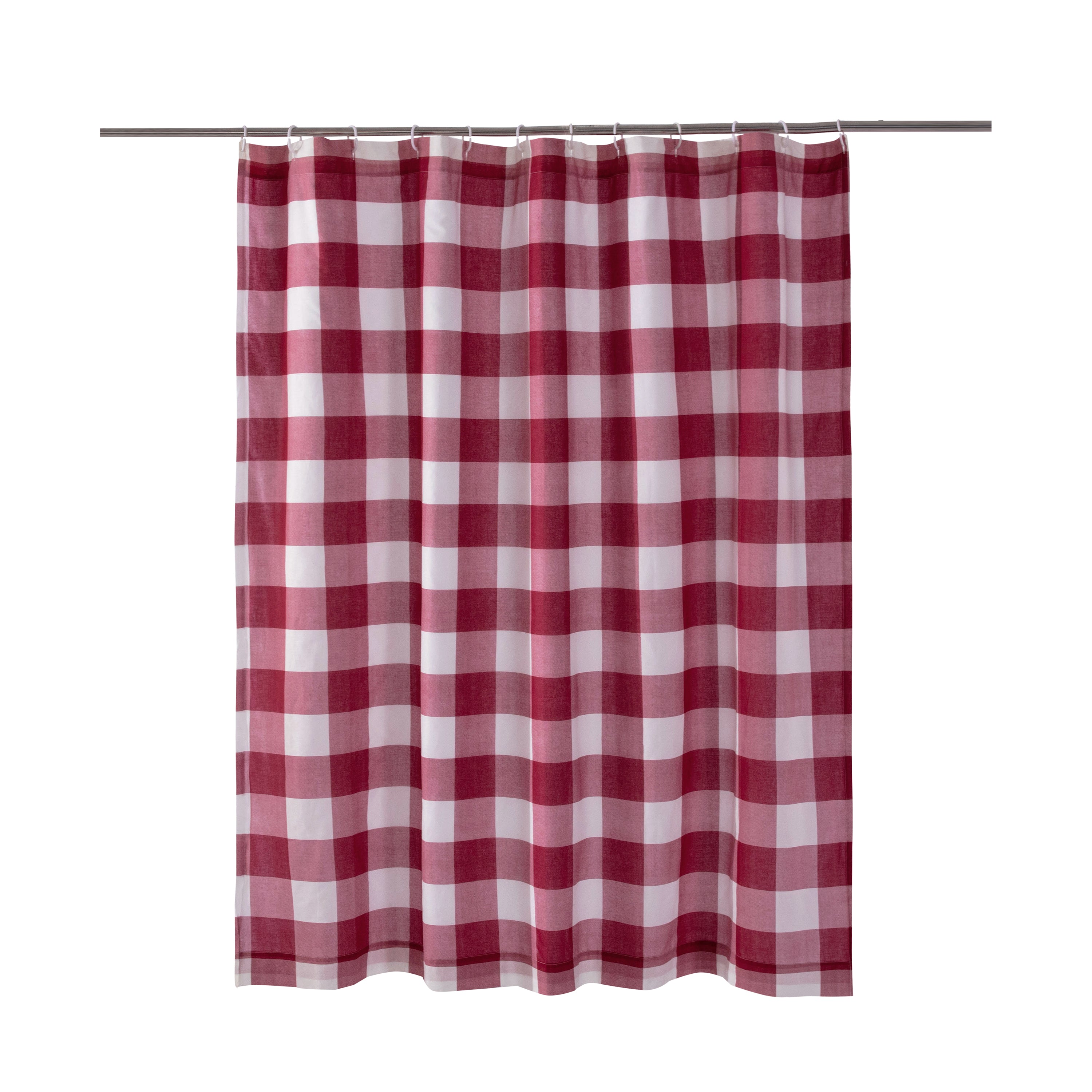 Levtex Home Camden Red Shower Curtain Shower Curtains
