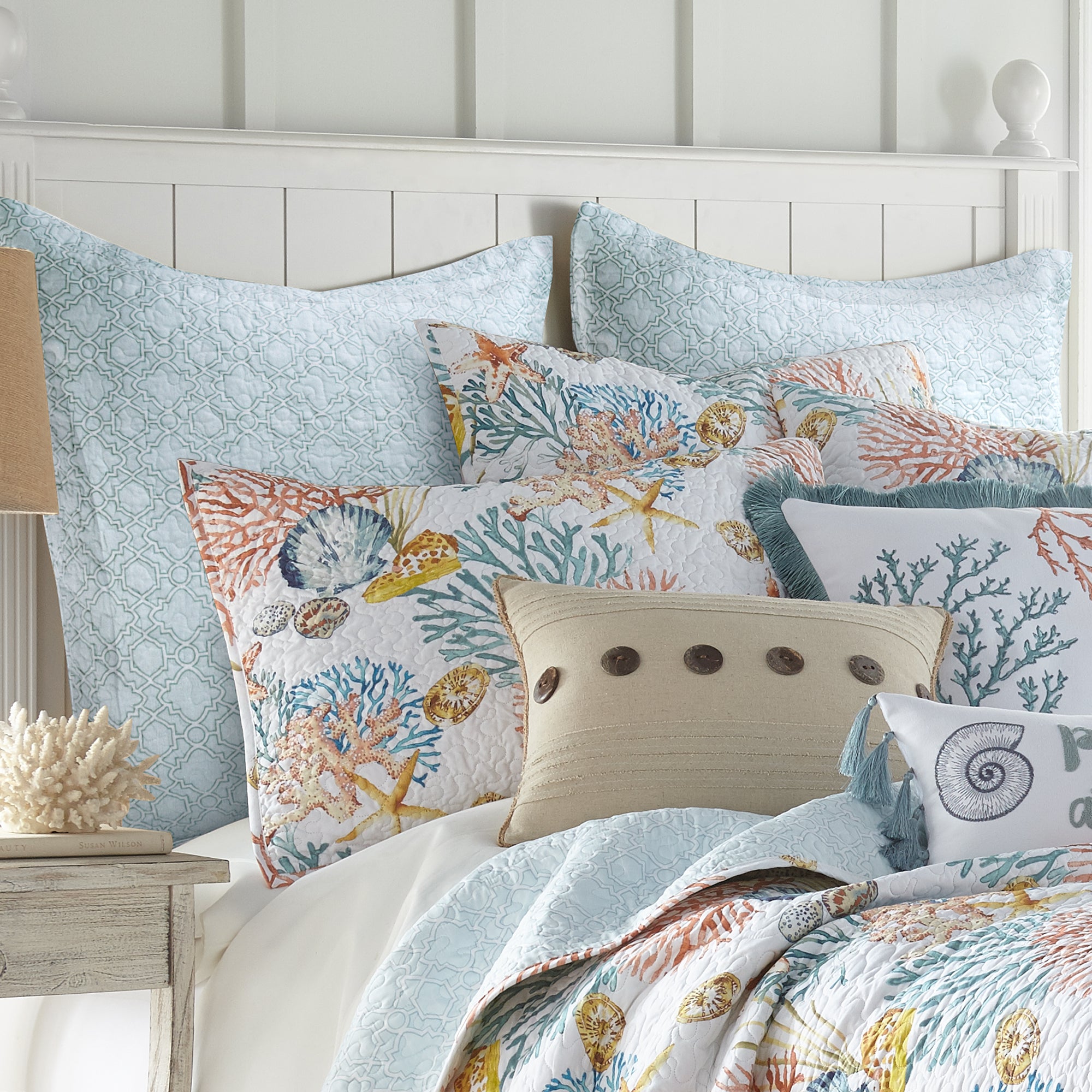 Levtex Home Bay Islands Euro Sham set of 2 Euro Shams