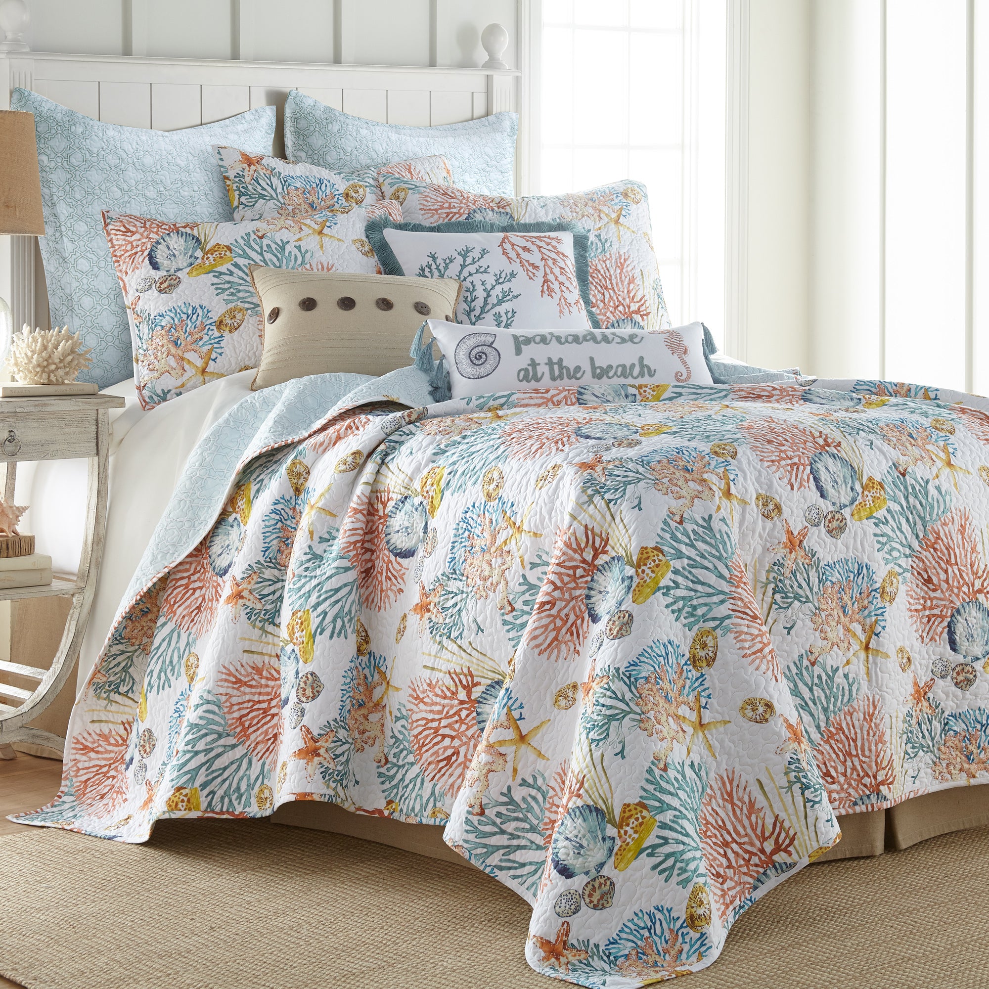 Levtex Home Bay Islands Euro Sham set of 2 Euro Shams