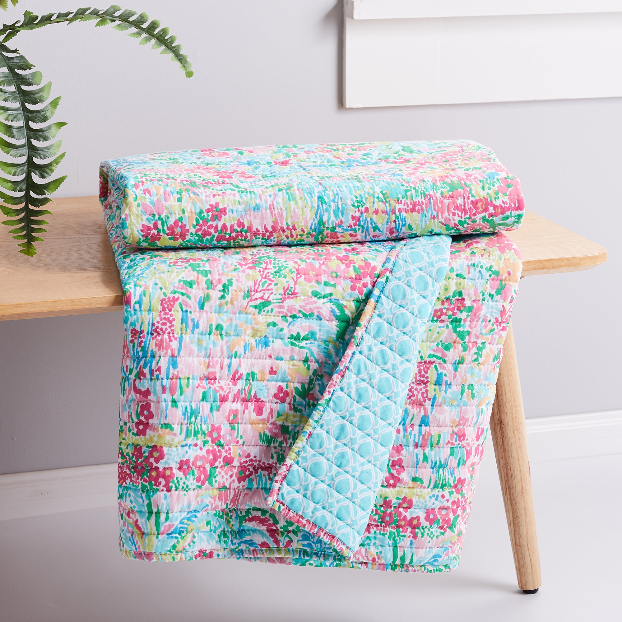 Levtex Home Karola Quilted Throw Throws