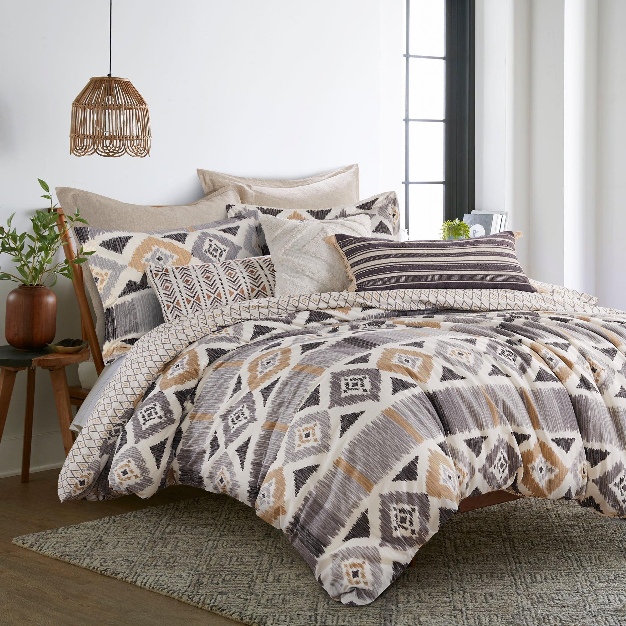 Levtex Home Linen/Cotton Natural Euro Sham with Flange Euro Shams