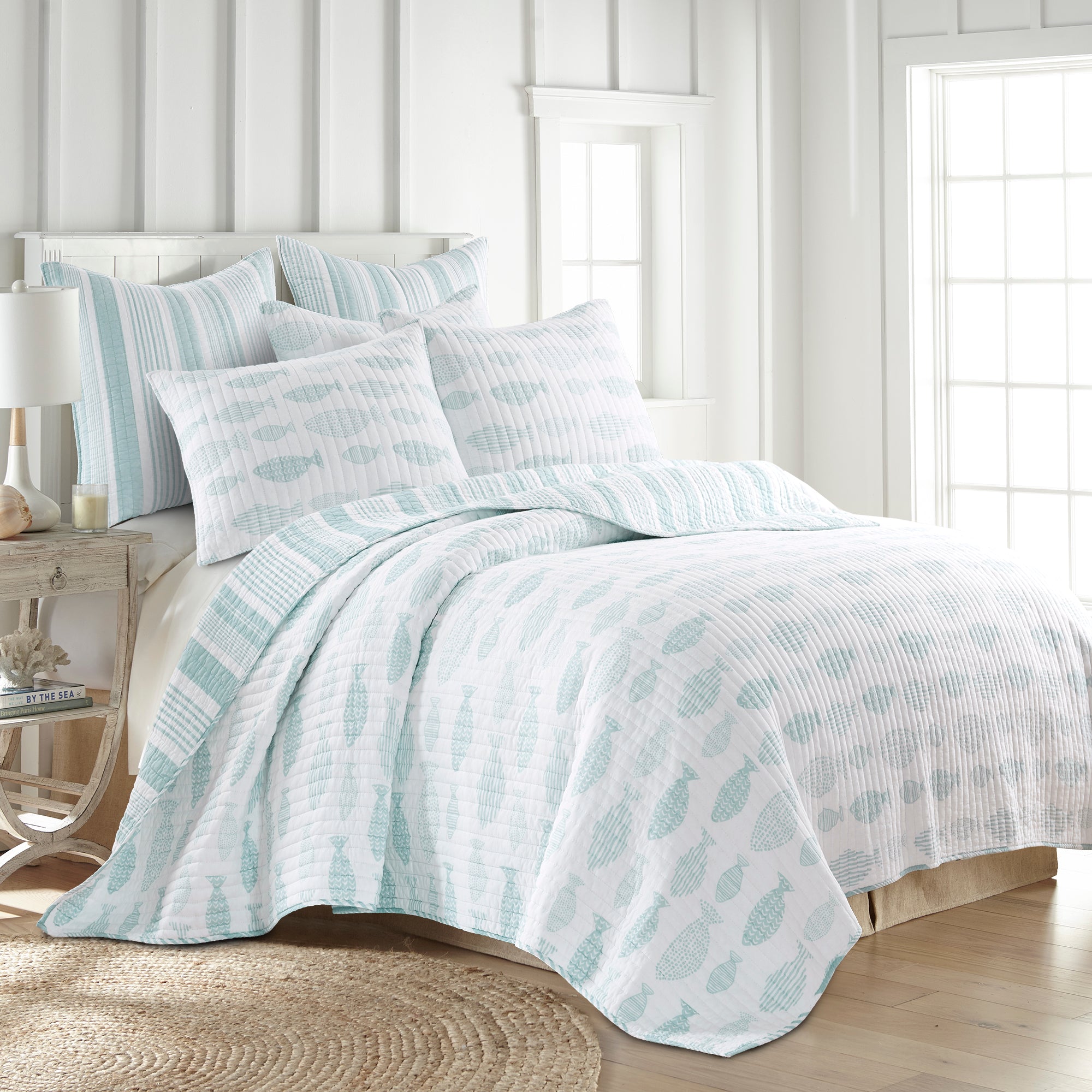 Levtex Home Aqua Breeze Quilt Set Quilts