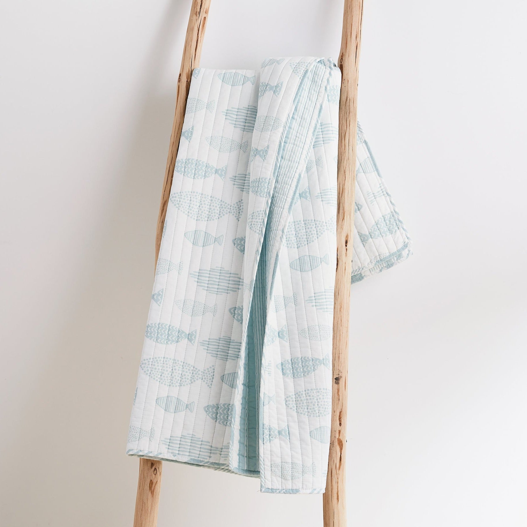 Levtex Home Aqua Breeze Quilted Throw Throws