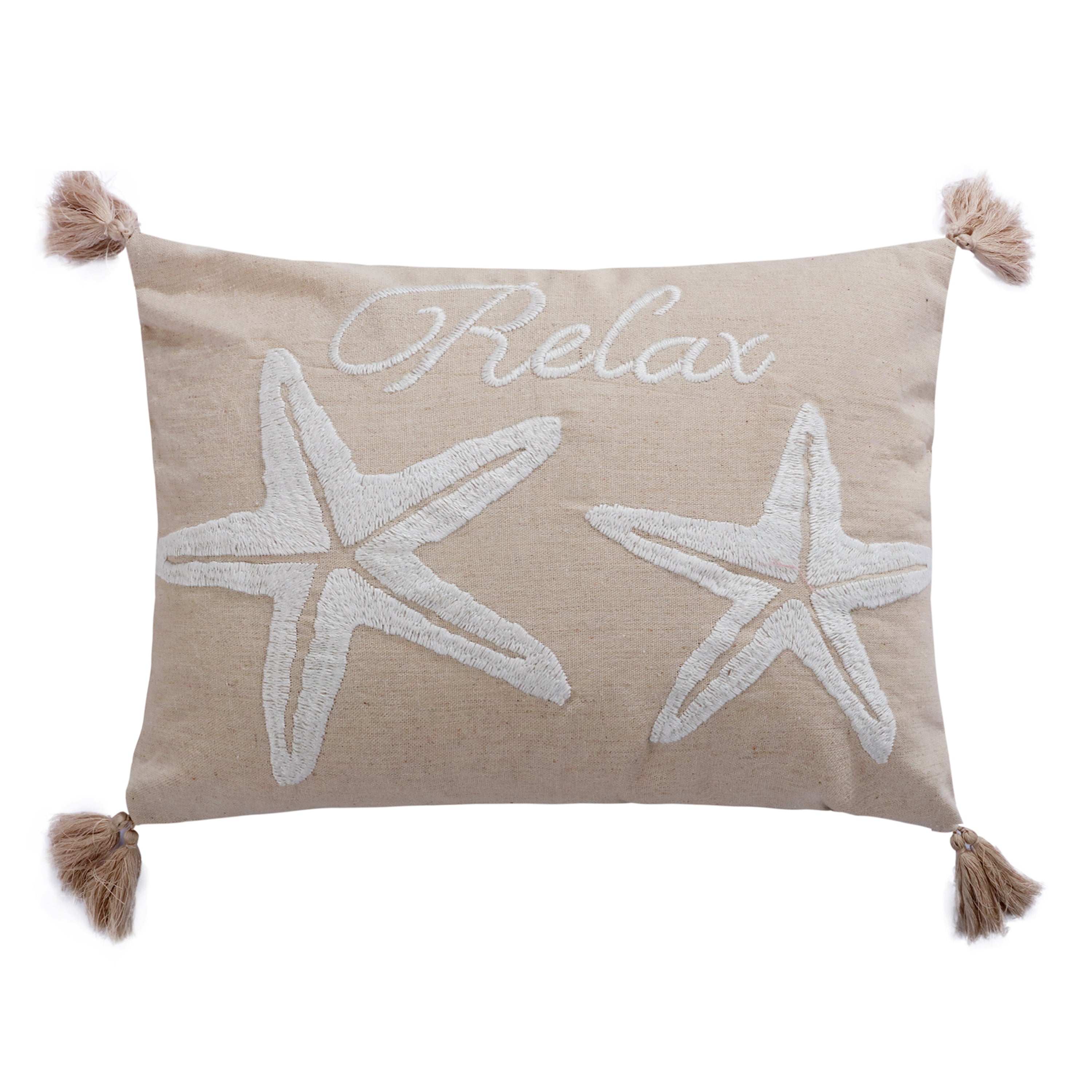 Levtex Home San Sebastian Relax Pillow with Tassels Decorative Pillows