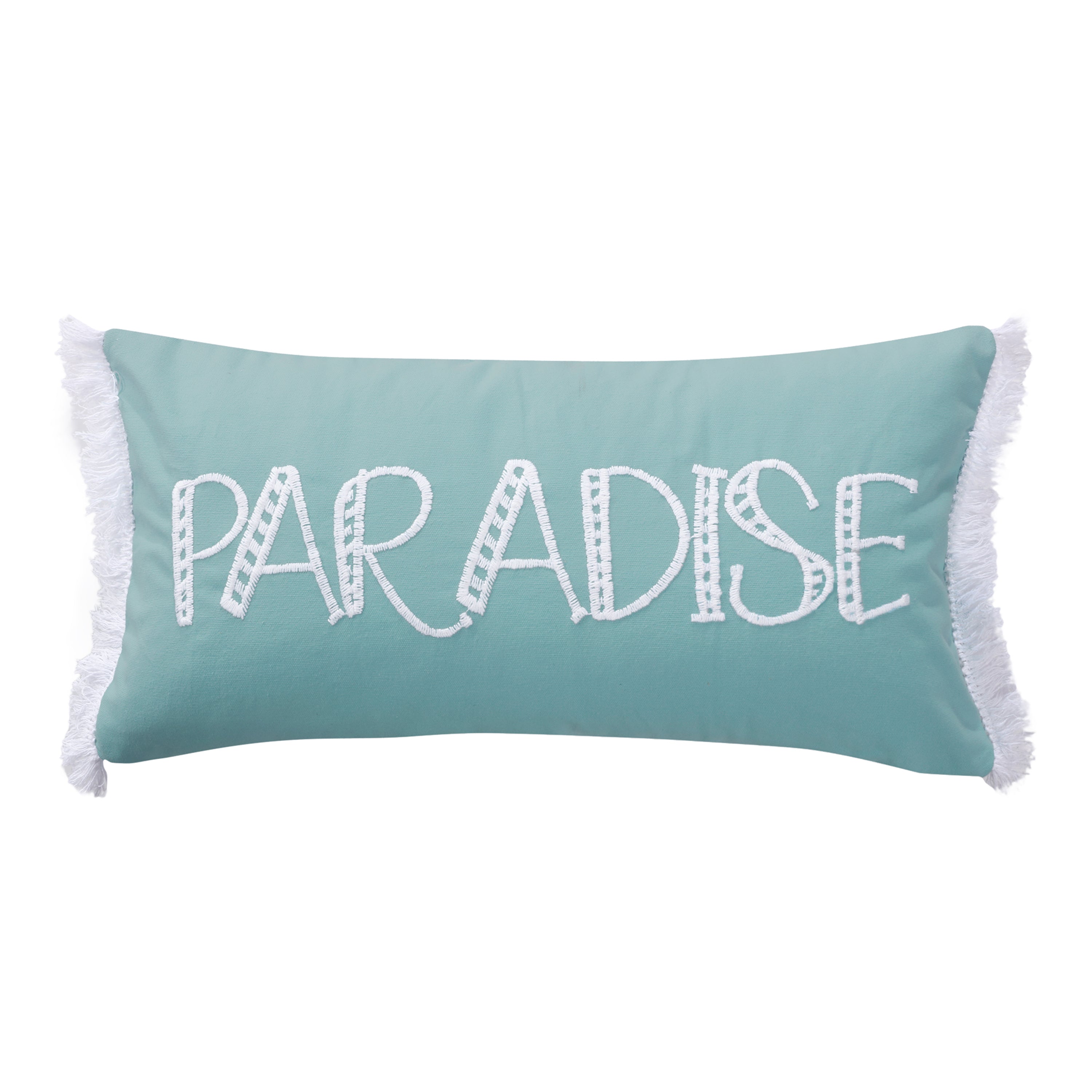 Levtex Home San Sebastian Paradise Pillow with Fringe Trim Decorative Pillows