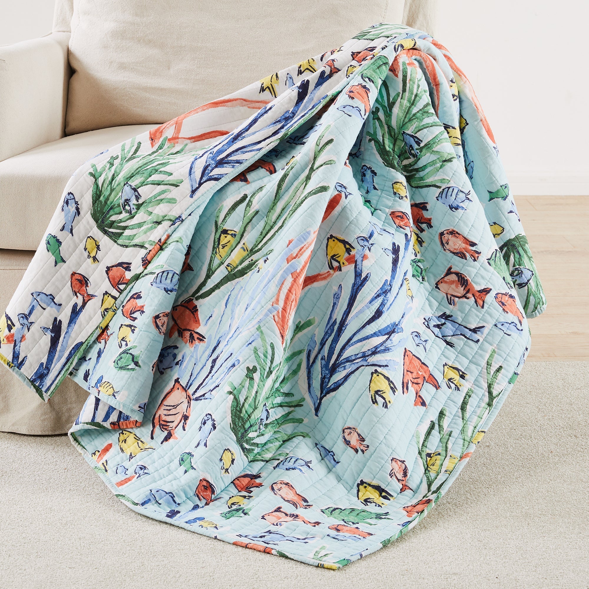 Levtex Home Sancti Petri Quilted Throw Throws