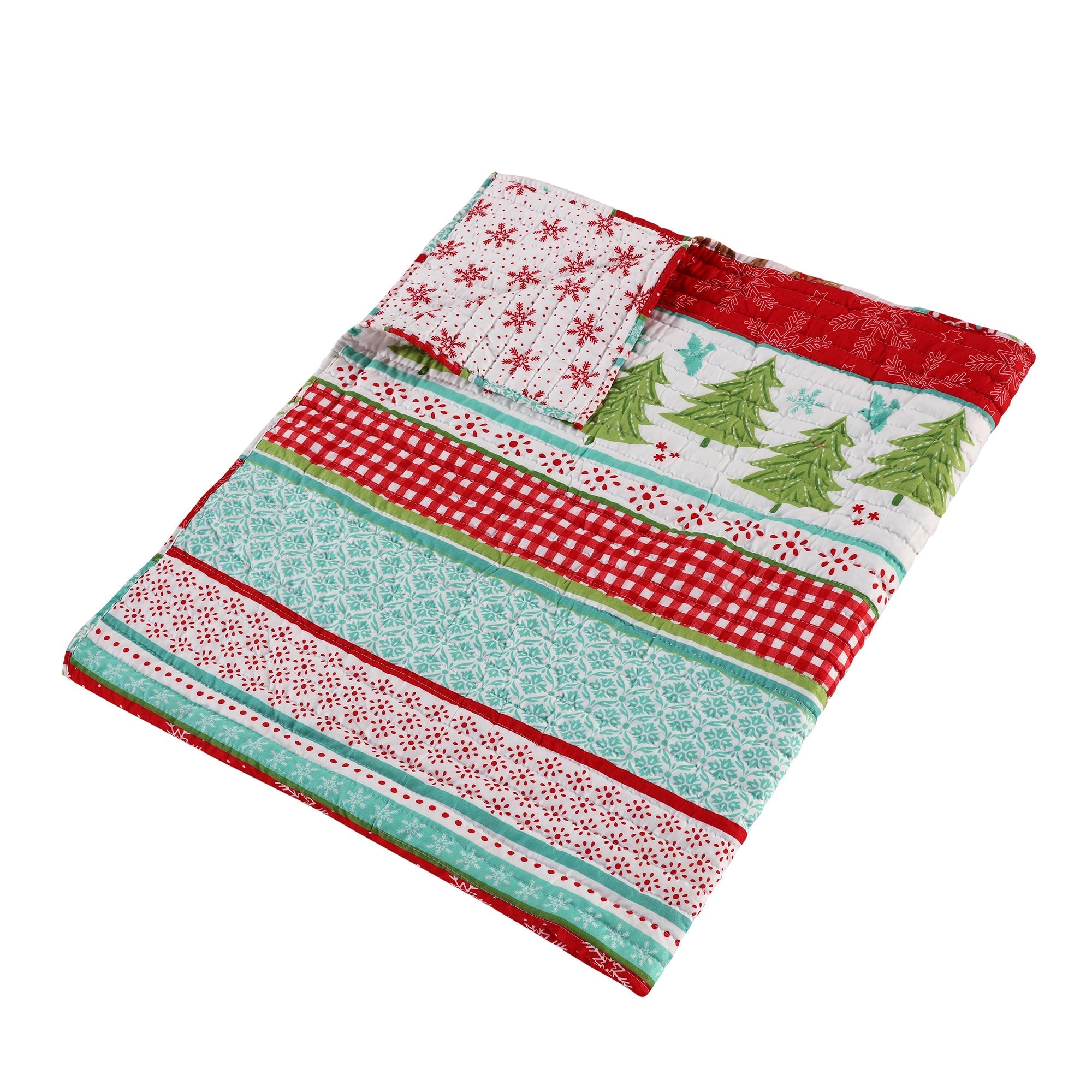 Levtex Home Let It Snow Quilted Throw Throws