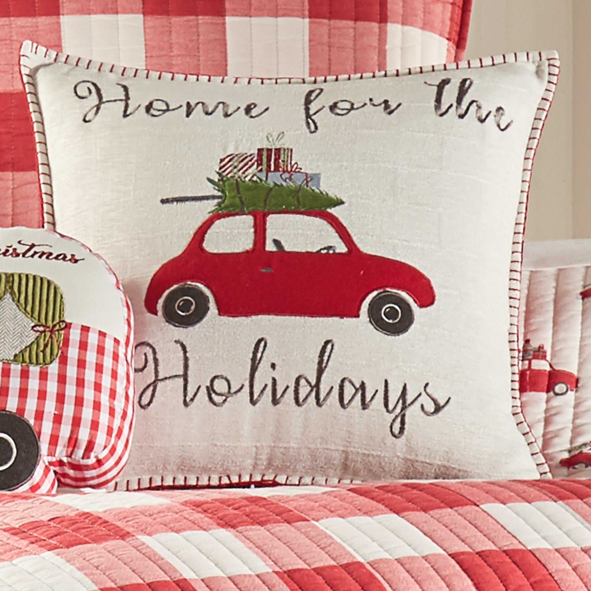 Levtex Home Road Trip Home For the Hollidays Pillow Decorative Pillows