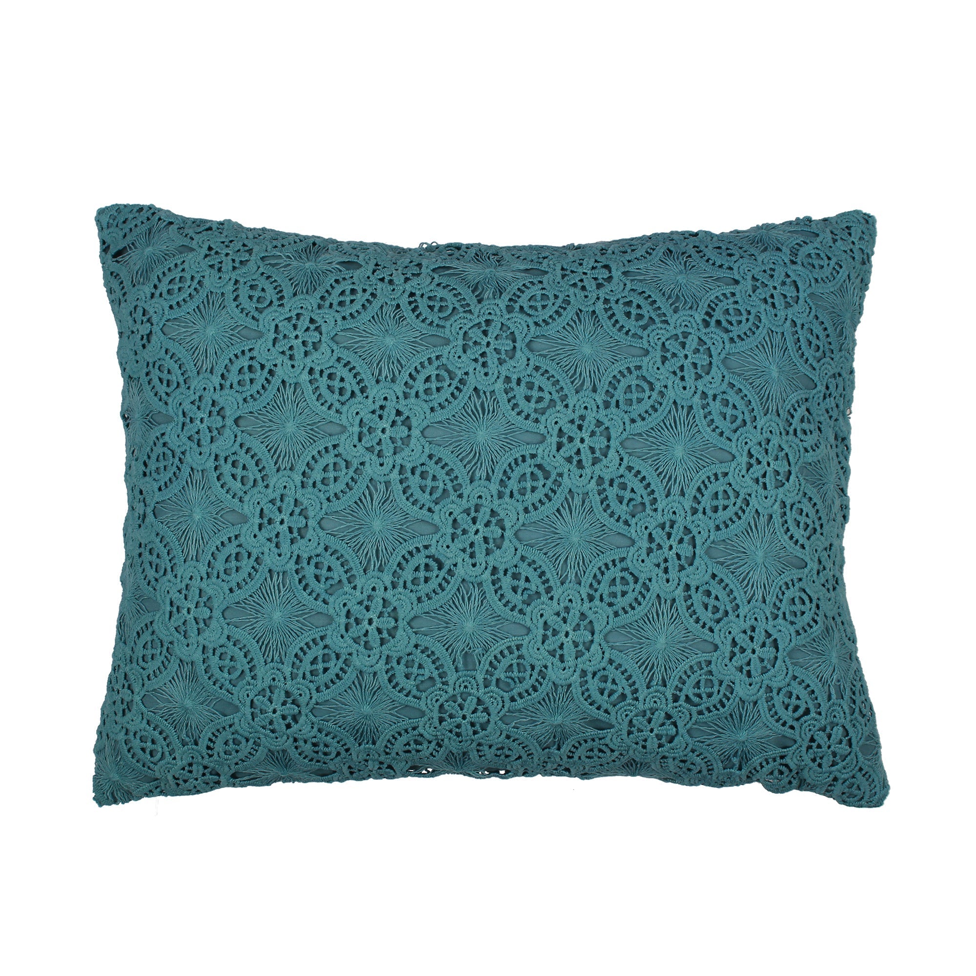 Levtex Home Nanette Lace Overlay Pillow Decorative Pillows