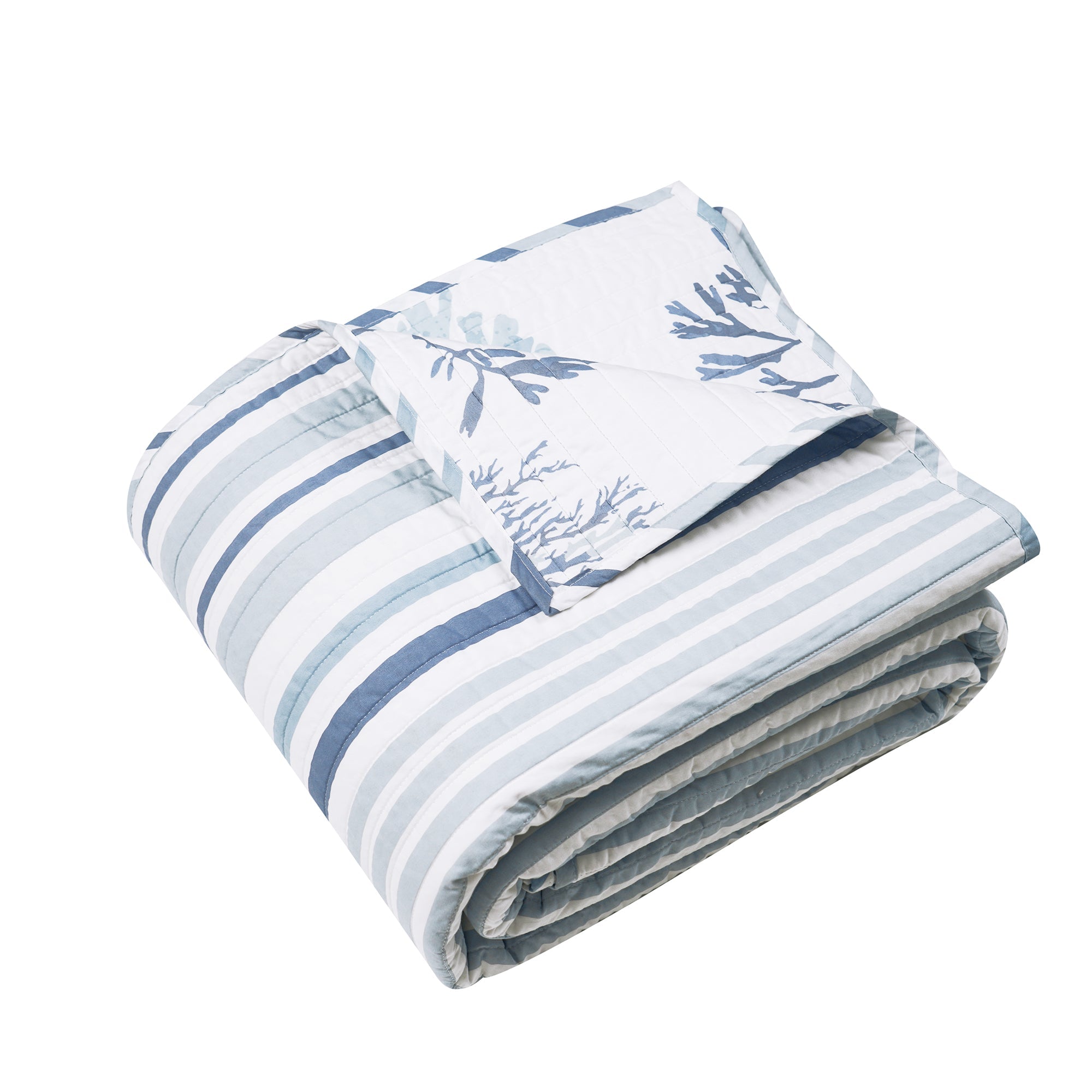 Levtex Home Truro Stripe Quilted Throw Throws