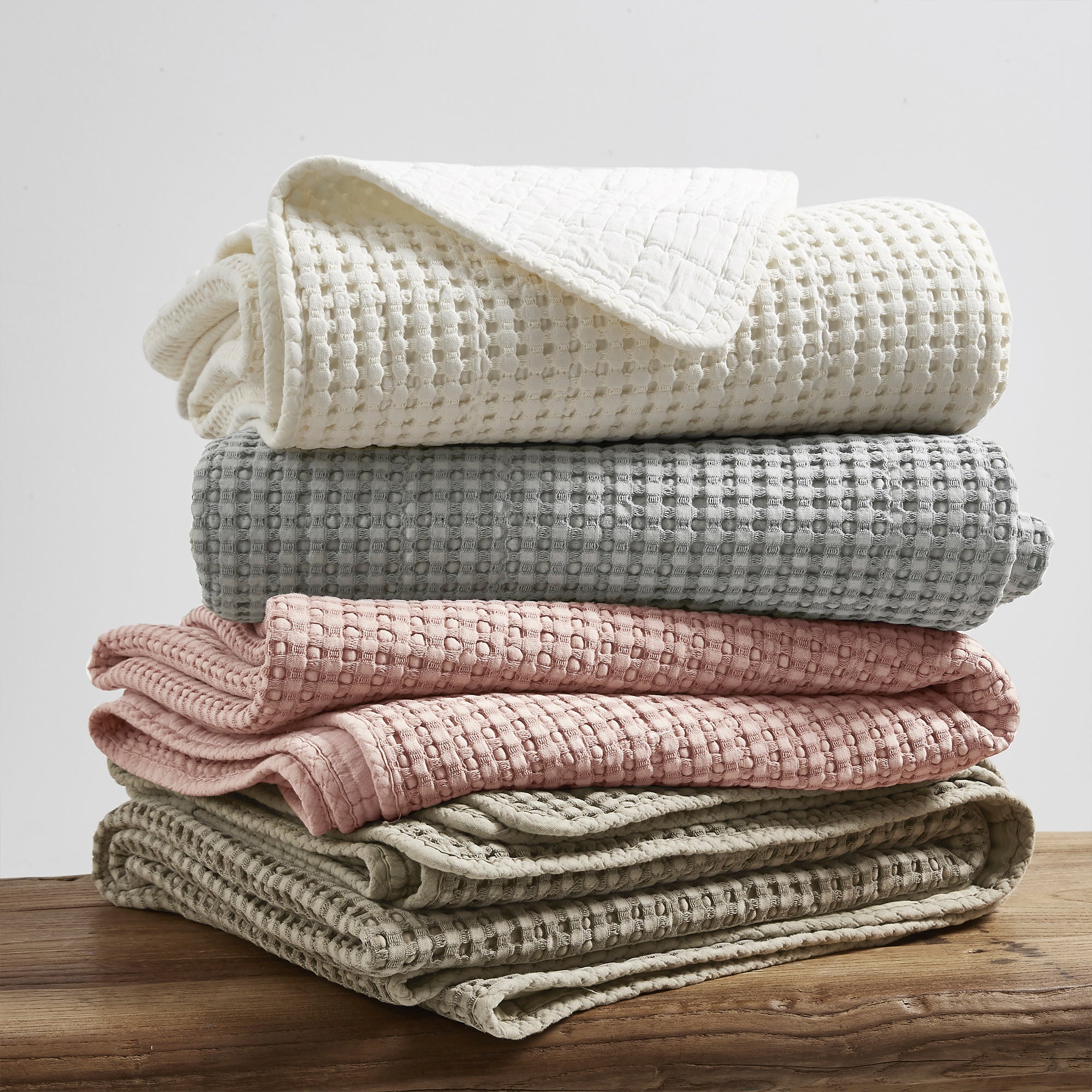 Levtex Home Mills Waffle Quilted Throw Throws