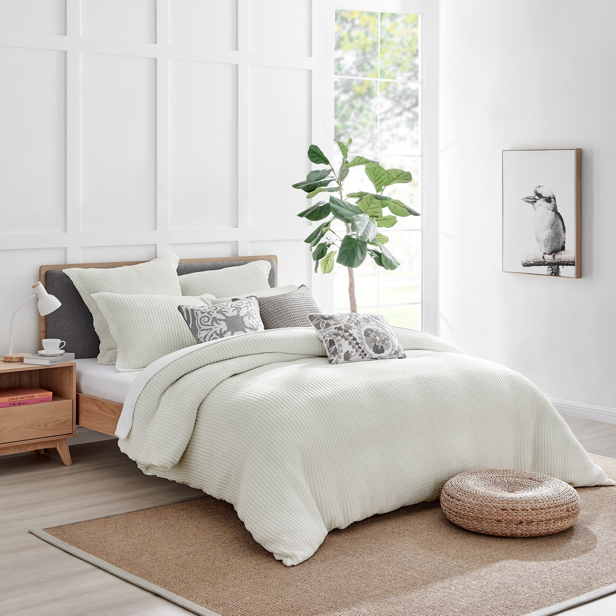 Levtex Home Mills Waffle Duvet Cover Set Duvets