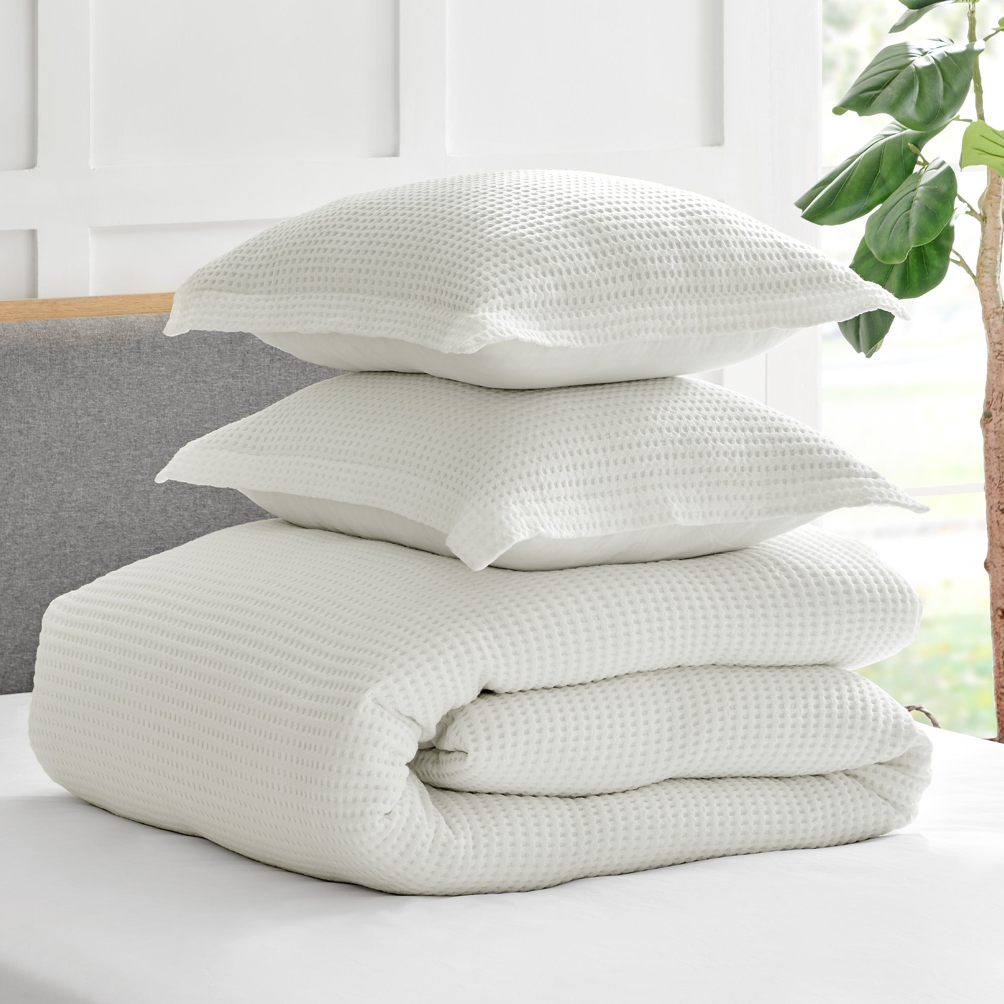 Levtex Home Mills Waffle Duvet Cover Set Duvets