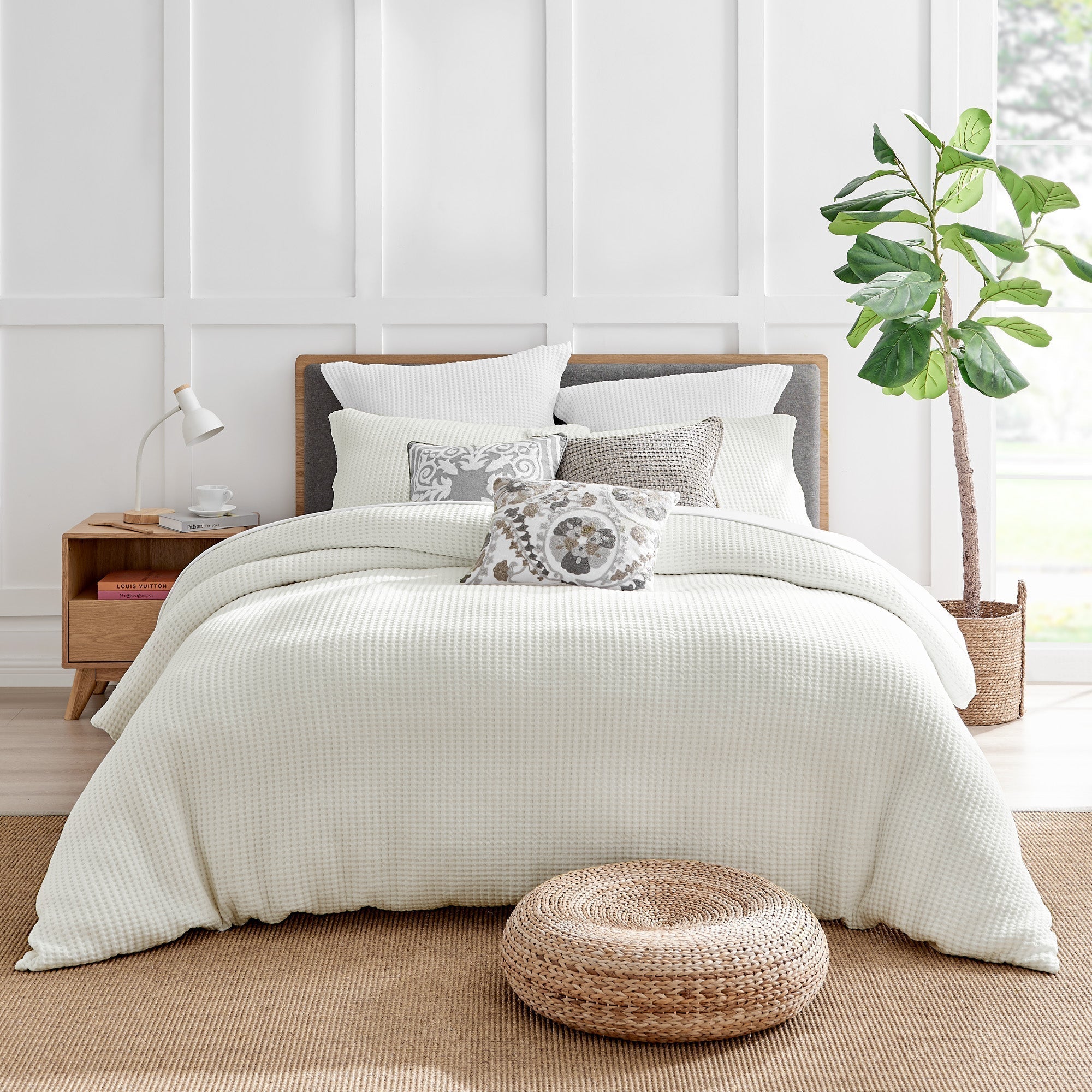 Levtex Home Mills Waffle Duvet Cover Set Duvets